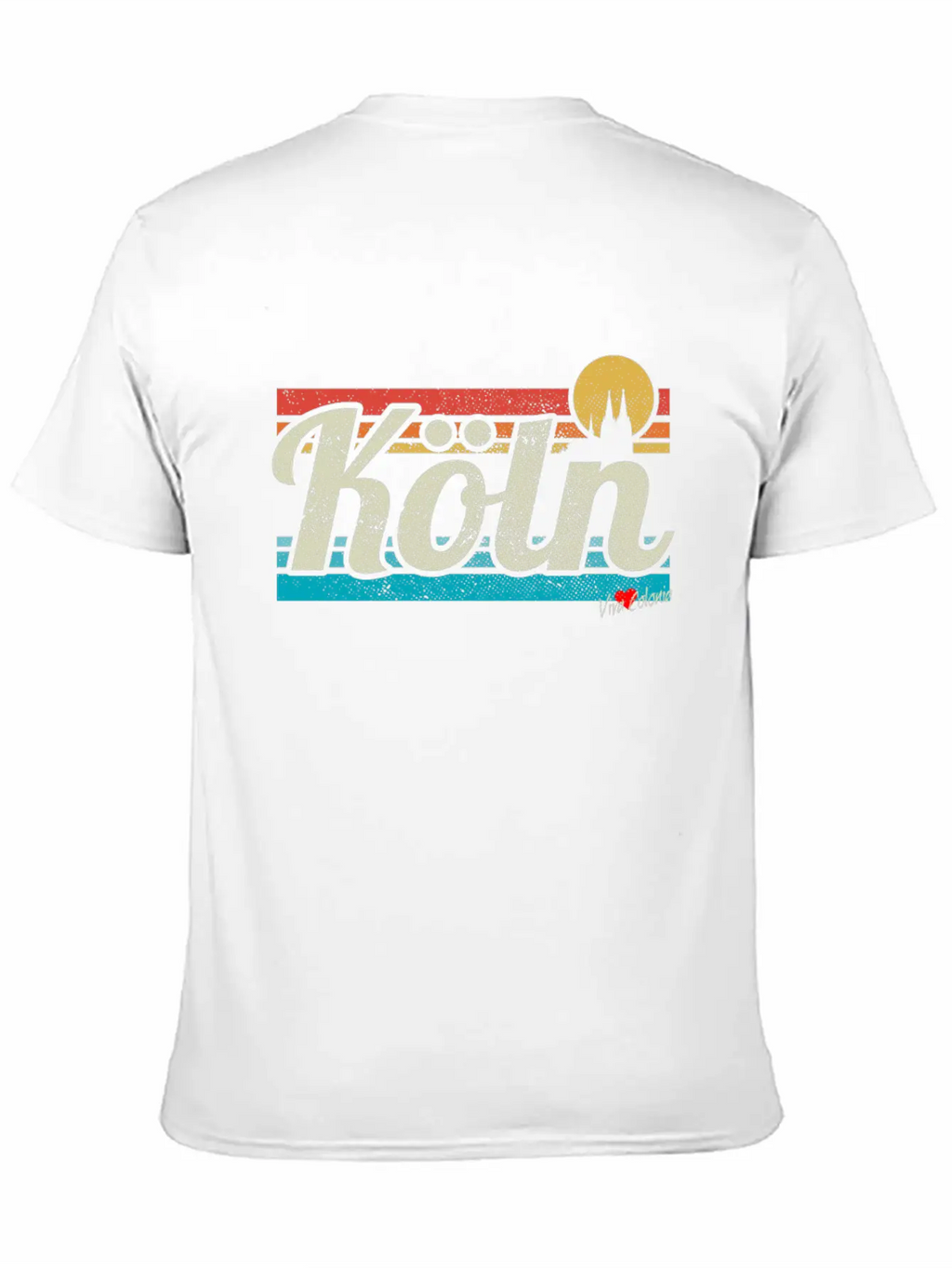 Köln Skyline Cologne Lover Retro Gift I Love Köln Stylish Everyday T-Shirt – Unisex Basic Cotton Tee