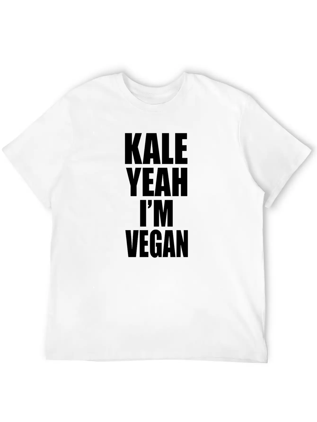 Kale Yeah Im Vegan Breathable Soft Cotton T-Shirt – Timeless Casual Look