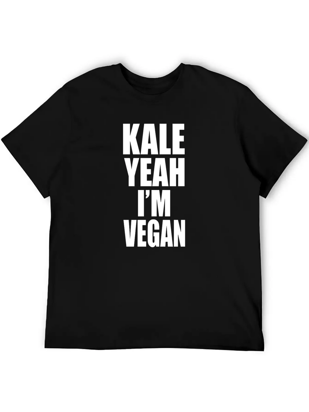 Kale Yeah Im Vegan Breathable Soft Cotton T-Shirt – Timeless Casual Look