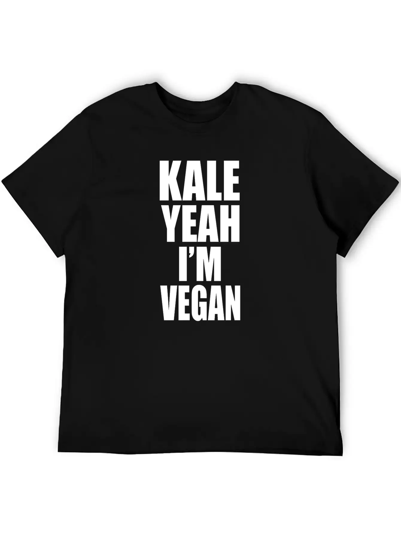 Kale Yeah Im Vegan Breathable Soft Cotton T-Shirt – Timeless Casual Look