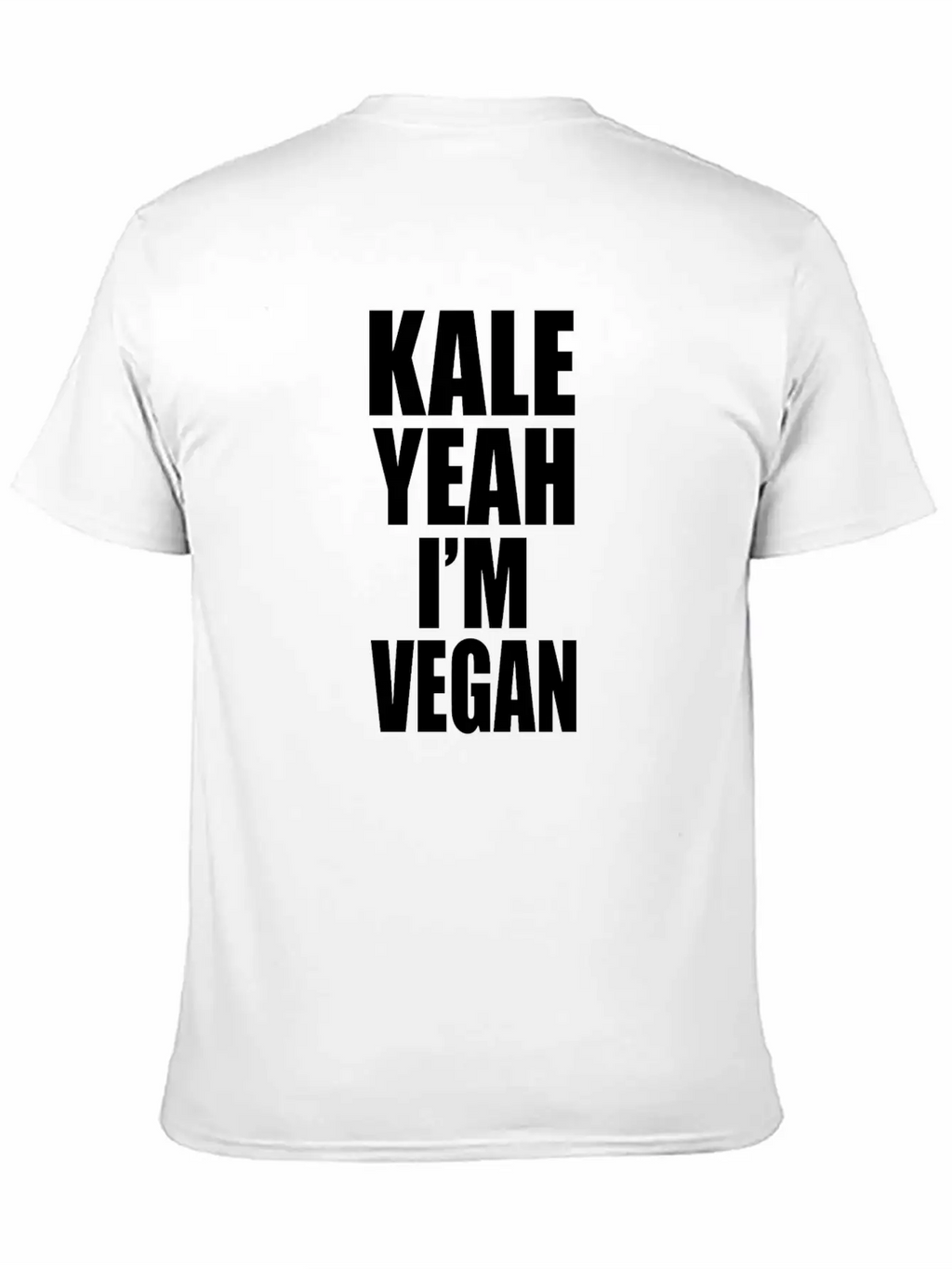 Kale Yeah Im Vegan Breathable Soft Cotton T-Shirt – Timeless Casual Look