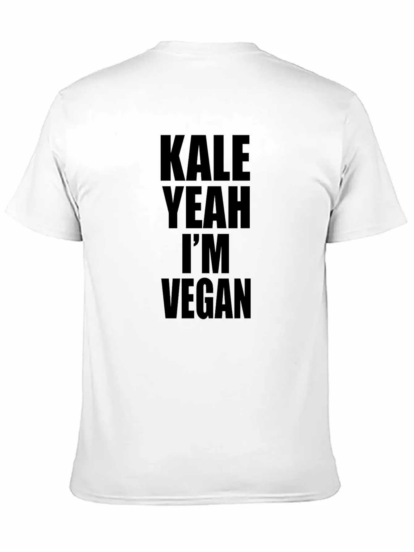 Kale Yeah Im Vegan Breathable Soft Cotton T-Shirt – Timeless Casual Look