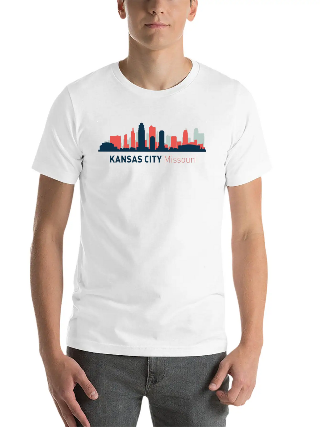 Kansas City, Missouri Relaxed Everyday Tee – Lightweight And Durable Cotton