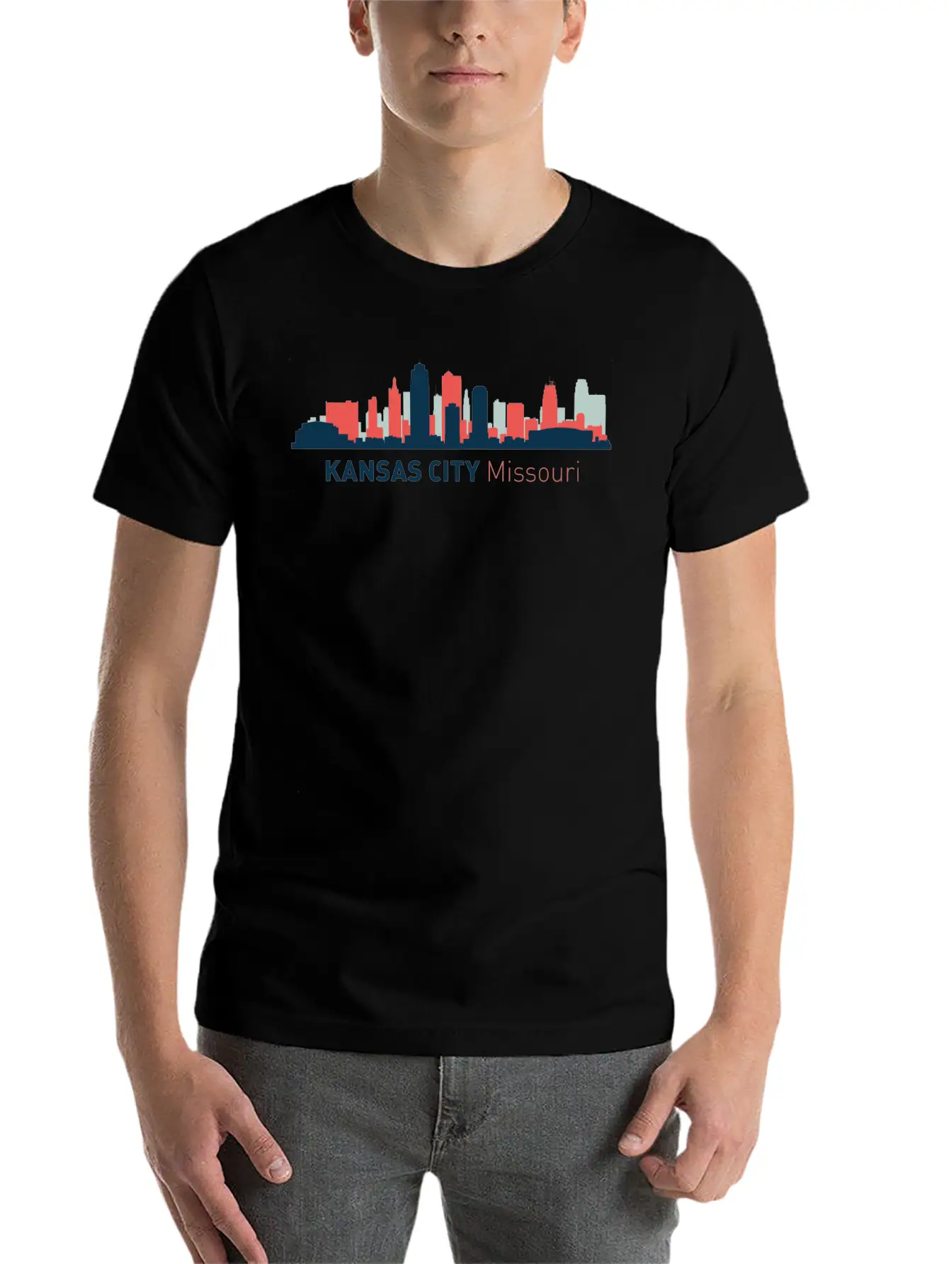 Kansas City, Missouri Relaxed Everyday Tee – Lightweight And Durable Cotton