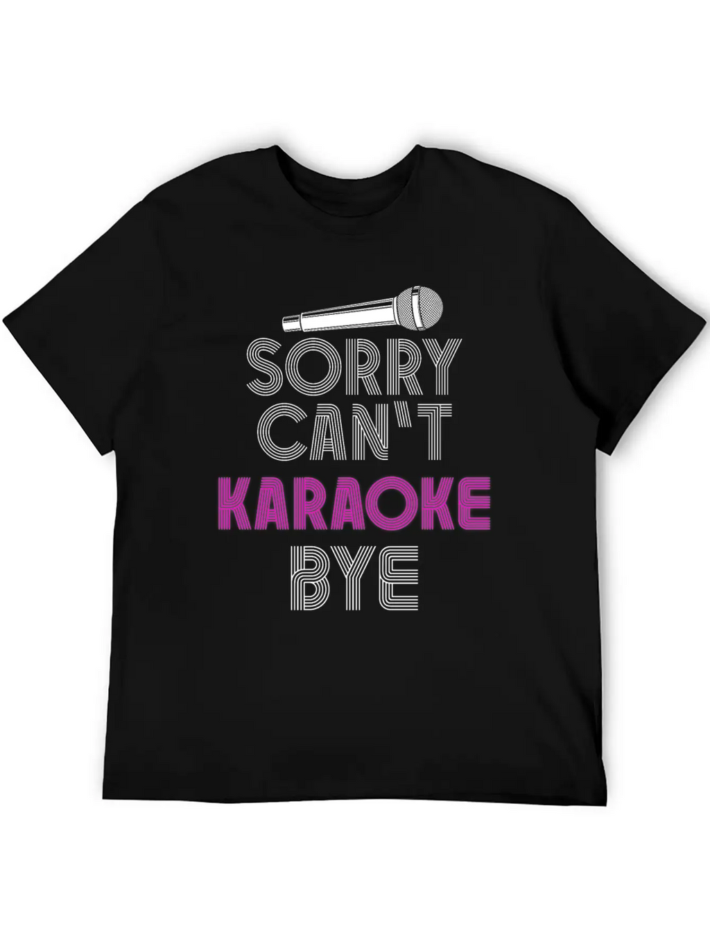 Karaoke Singer 80s Retro Sorry. Classic Cotton Tee – Unisex Comfort For Any Season