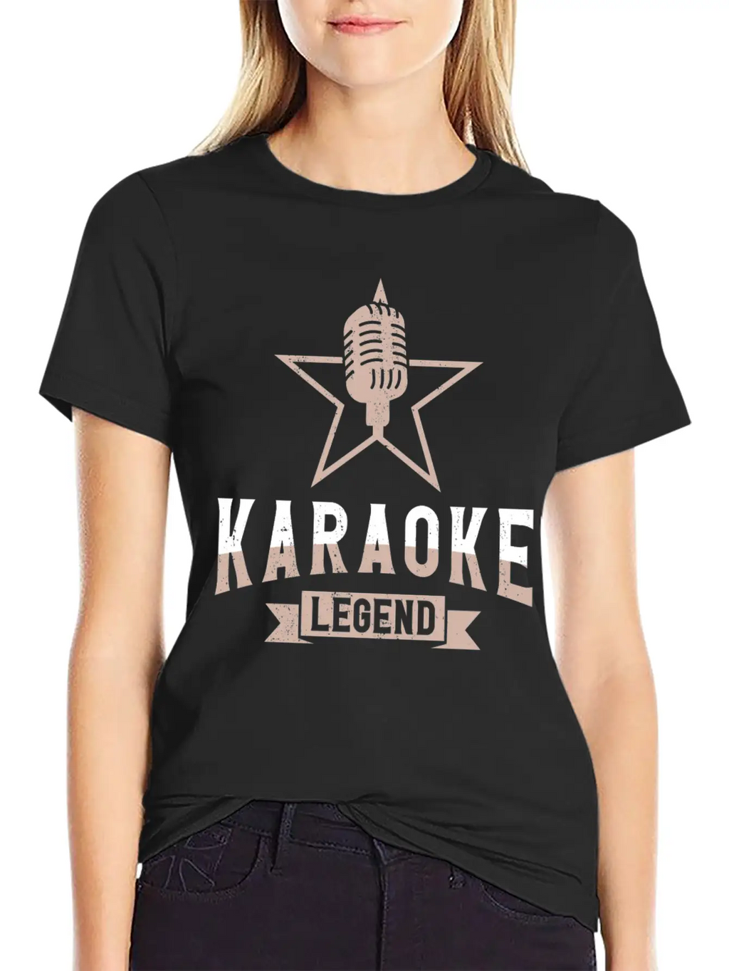 Karaoke Singer Karaoke Legend Breathable Graphic T-Shirt – Perfect For Casual Days