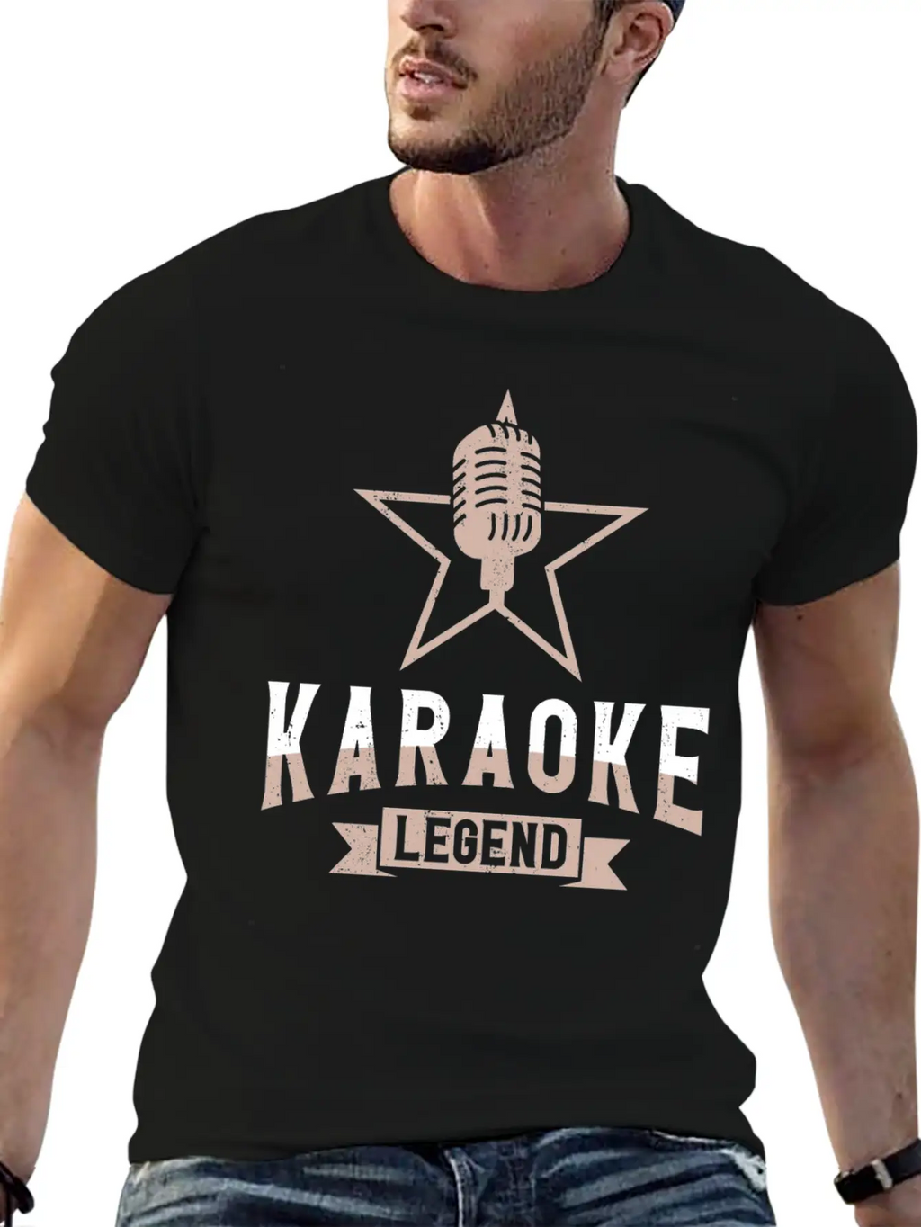 Karaoke Singer Karaoke Legend Breathable Graphic T-Shirt – Perfect For Casual Days