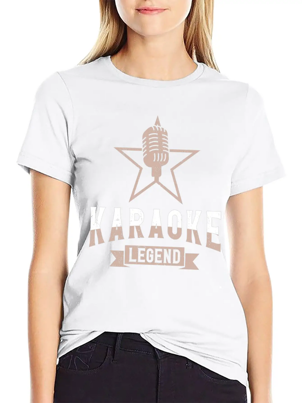 Karaoke Singer Karaoke Legend Breathable Graphic T-Shirt – Perfect For Casual Days