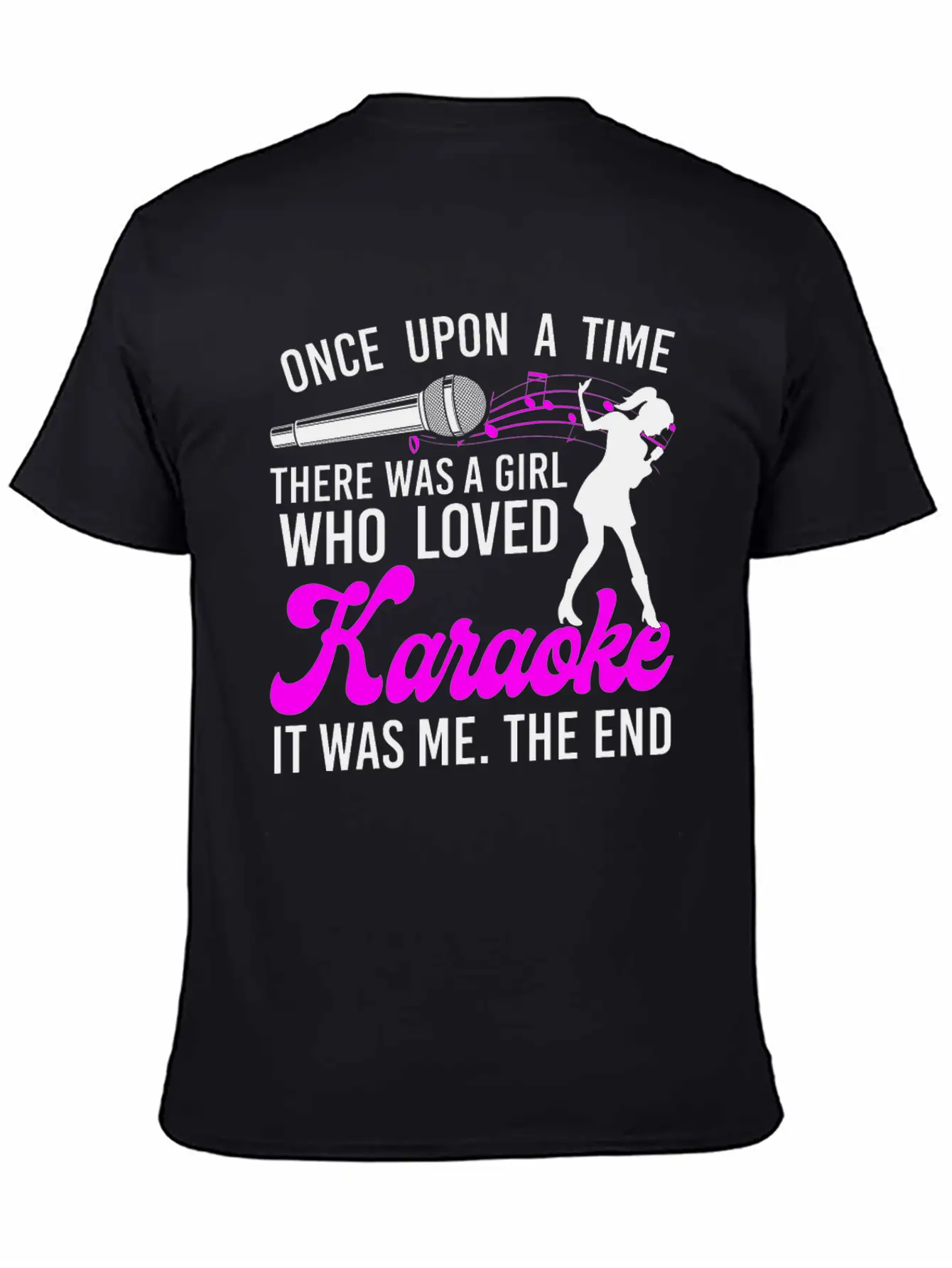 Karaoke Singer Once Upon A Time Classic Cotton Tee – Unisex Comfort For Any Season
