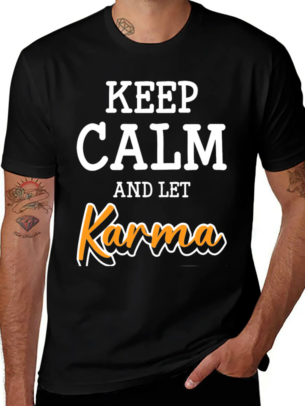 Karma Yoga Ego Basic Graphic T-Shirt – Daily Comfort In Soft Cotton
