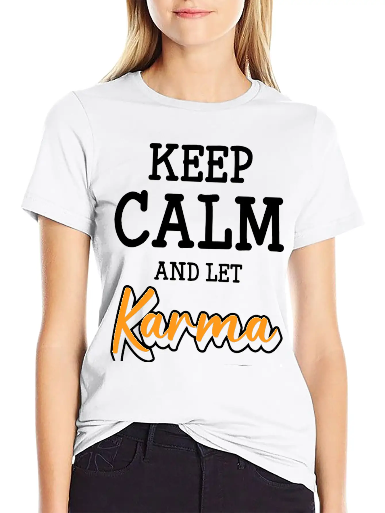Karma Yoga Ego Basic Graphic T-Shirt – Daily Comfort In Soft Cotton