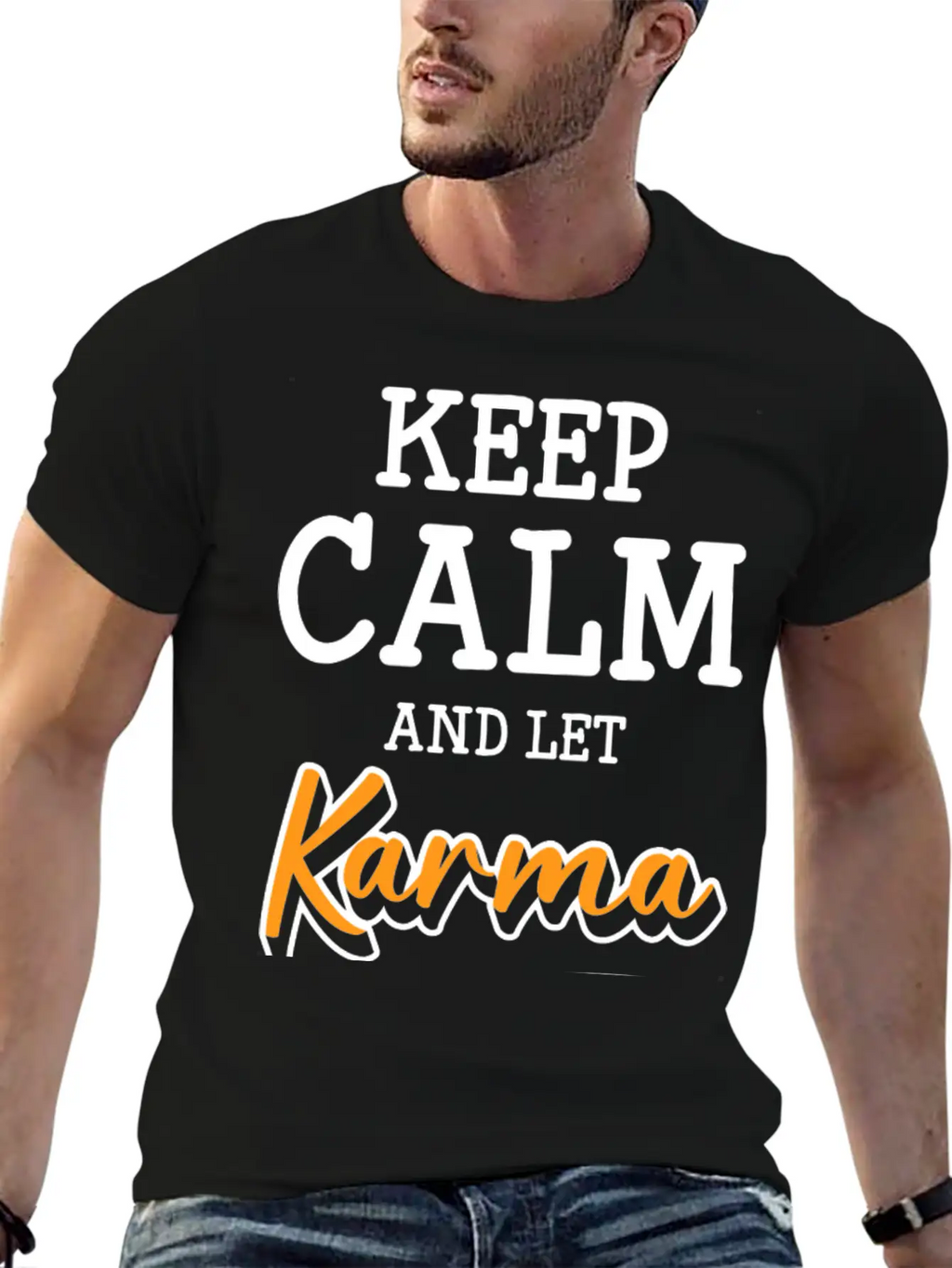 Karma Yoga Ego Basic Graphic T-Shirt – Daily Comfort In Soft Cotton