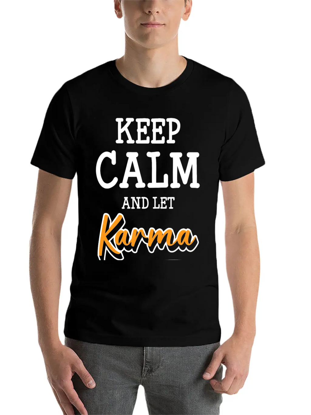 Karma Yoga Ego Basic Graphic T-Shirt – Daily Comfort In Soft Cotton