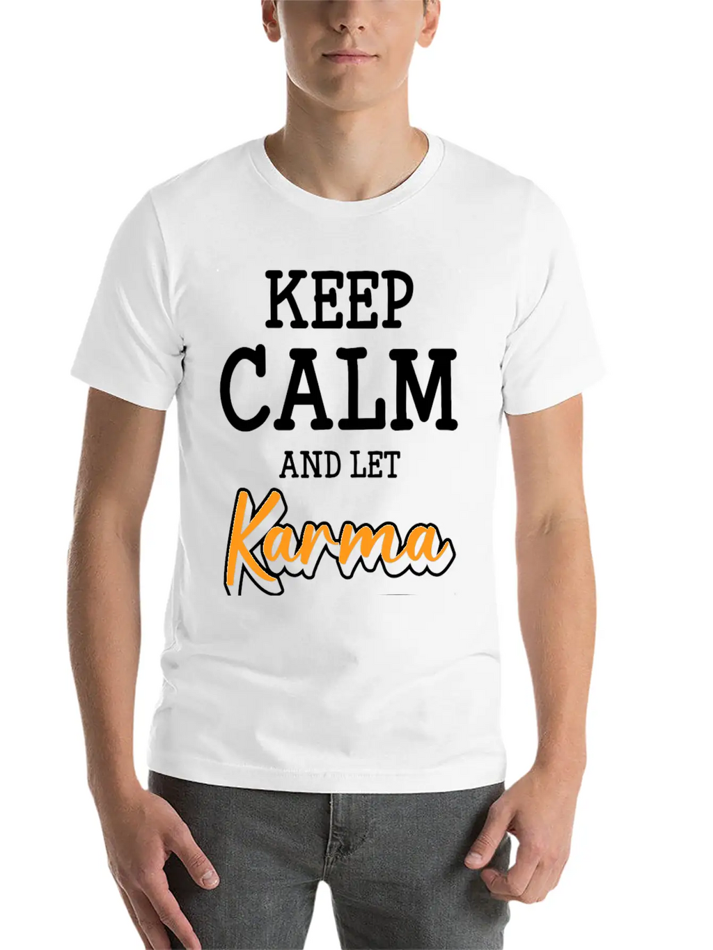 Karma Yoga Ego Basic Graphic T-Shirt – Daily Comfort In Soft Cotton