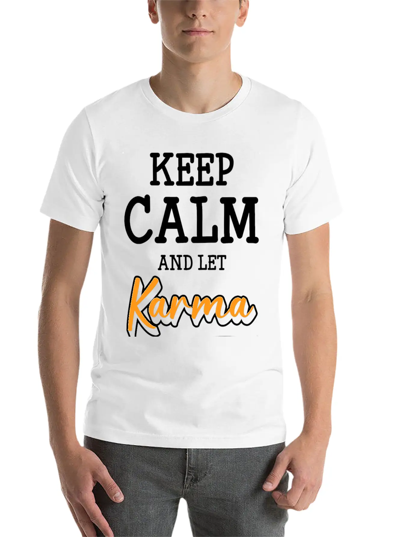Karma Yoga Ego Basic Graphic T-Shirt – Daily Comfort In Soft Cotton