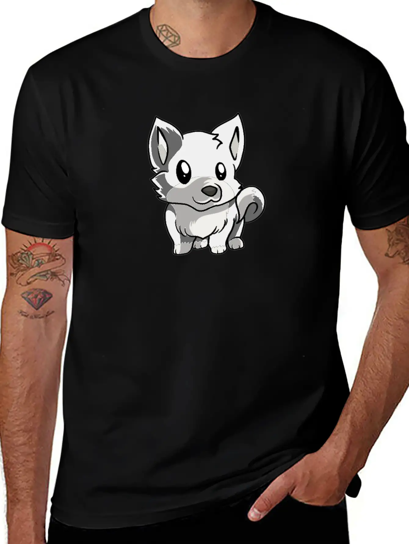 Kawaii Anime Wolf Lover Wolves Costume Breathable Graphic T-Shirt – Perfect For Casual Days