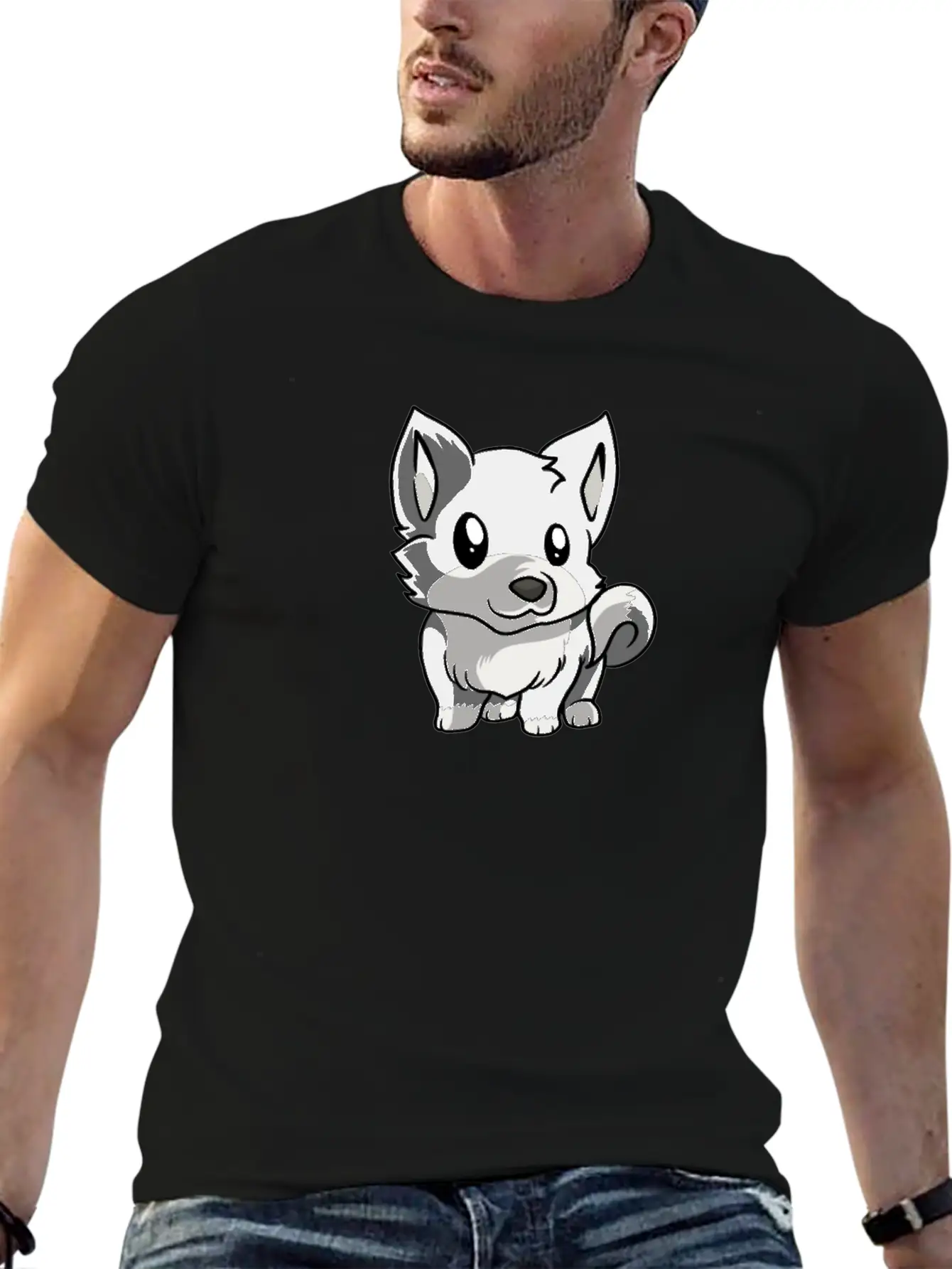Kawaii Anime Wolf Lover Wolves Costume Breathable Graphic T-Shirt – Perfect For Casual Days
