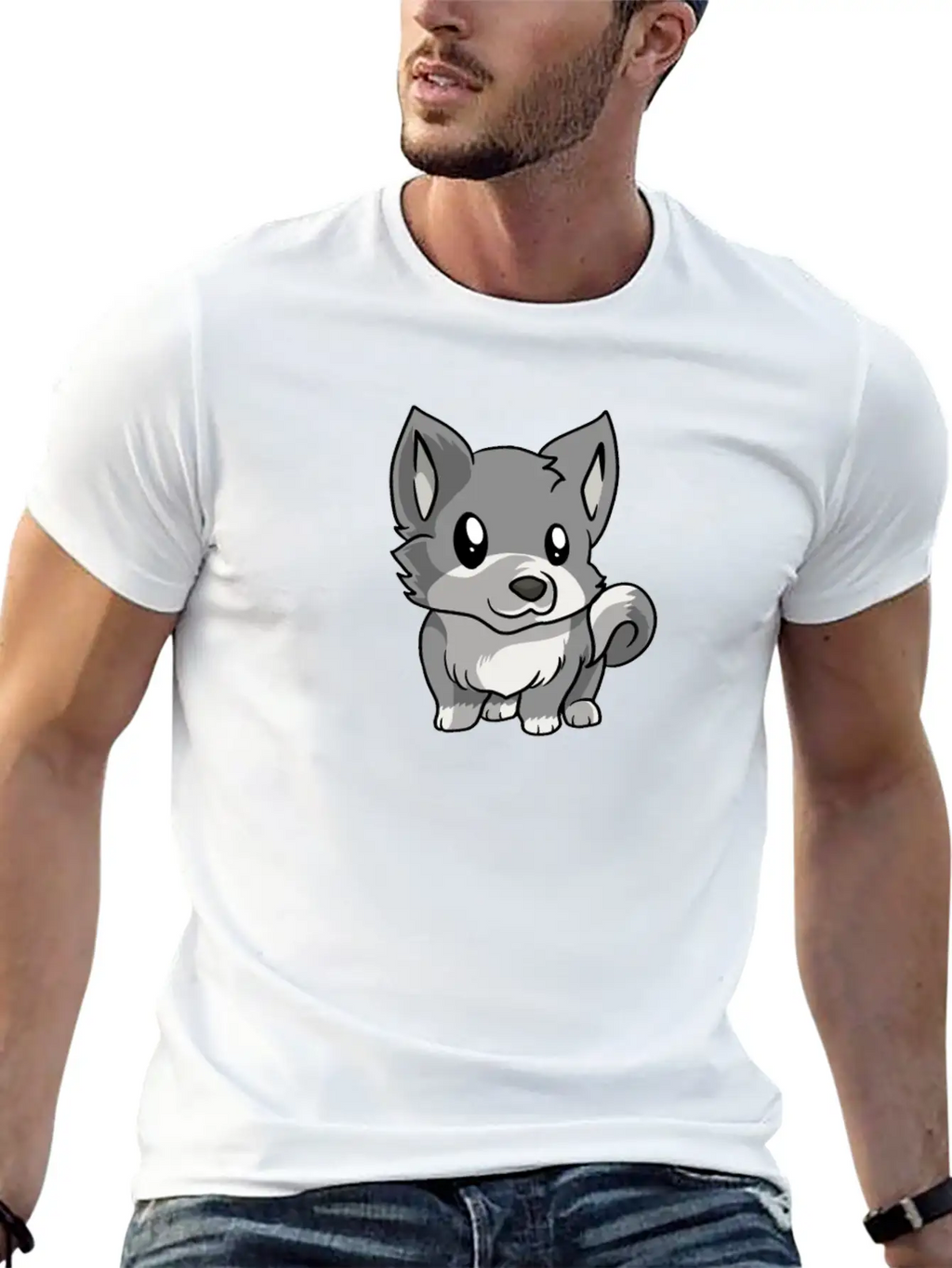 Kawaii Anime Wolf Lover Wolves Costume Breathable Graphic T-Shirt – Perfect For Casual Days