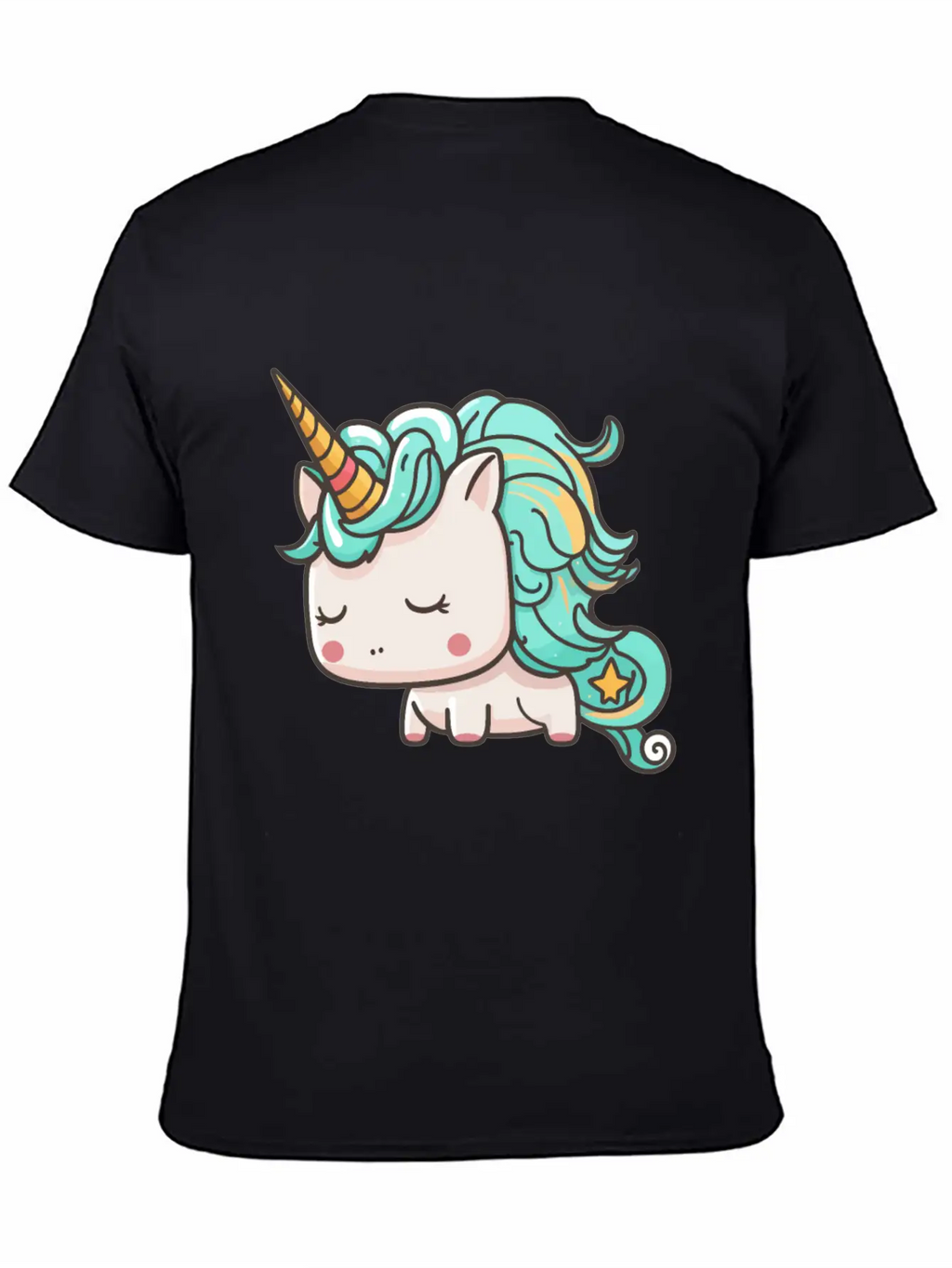Kawaii Cartoon Unicorn Breathable Graphic T-Shirt – Perfect For Casual Days