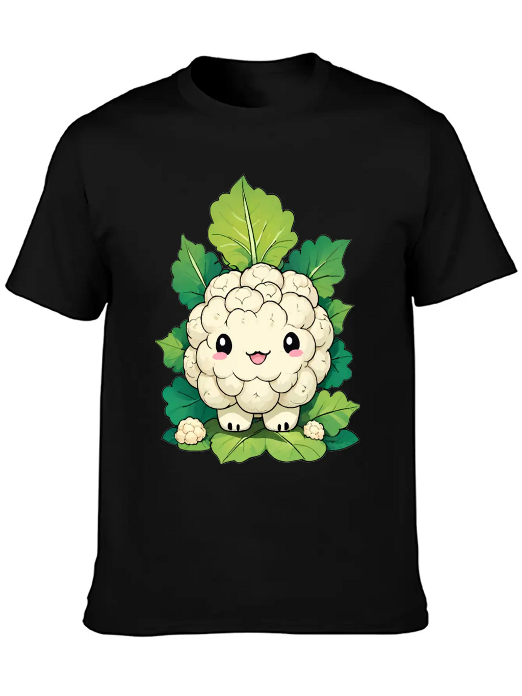 Kawaii Cauliflower Essential Cotton Tee For Daily Outfits – Unisex Style