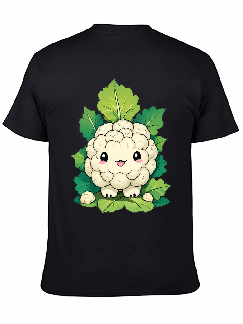 Kawaii Cauliflower Essential Cotton Tee For Daily Outfits – Unisex Style