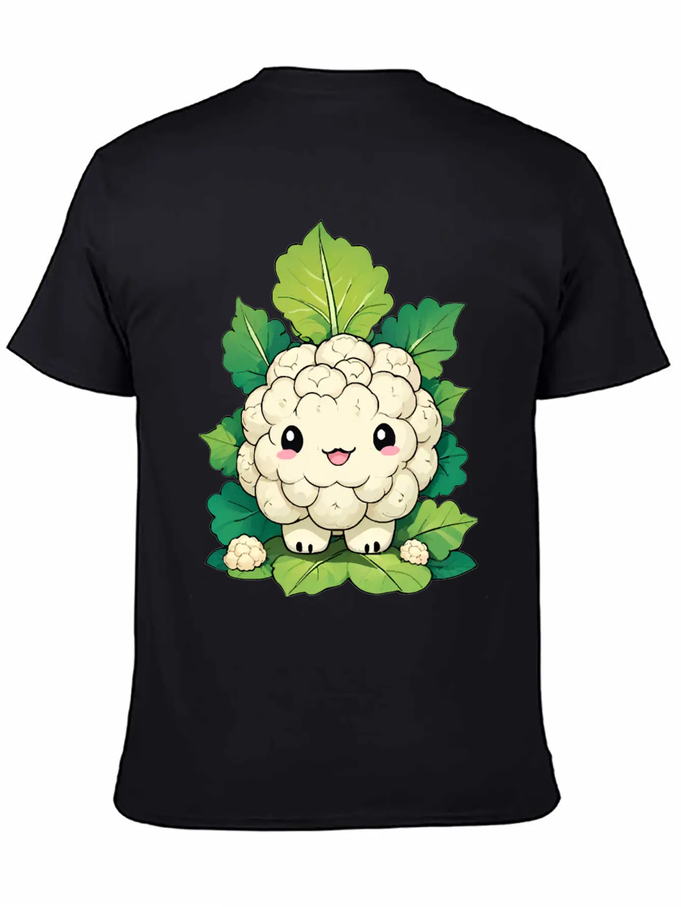 Kawaii Cauliflower Essential Cotton Tee For Daily Outfits – Unisex Style