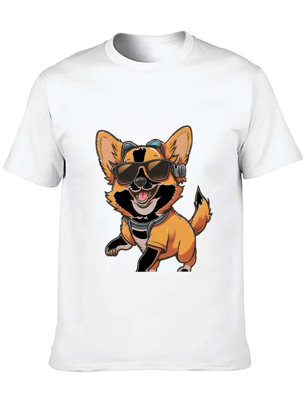 Kawaii Cute Dog For Dog Lover Essential Cotton Tee For Daily Outfits – Unisex Style