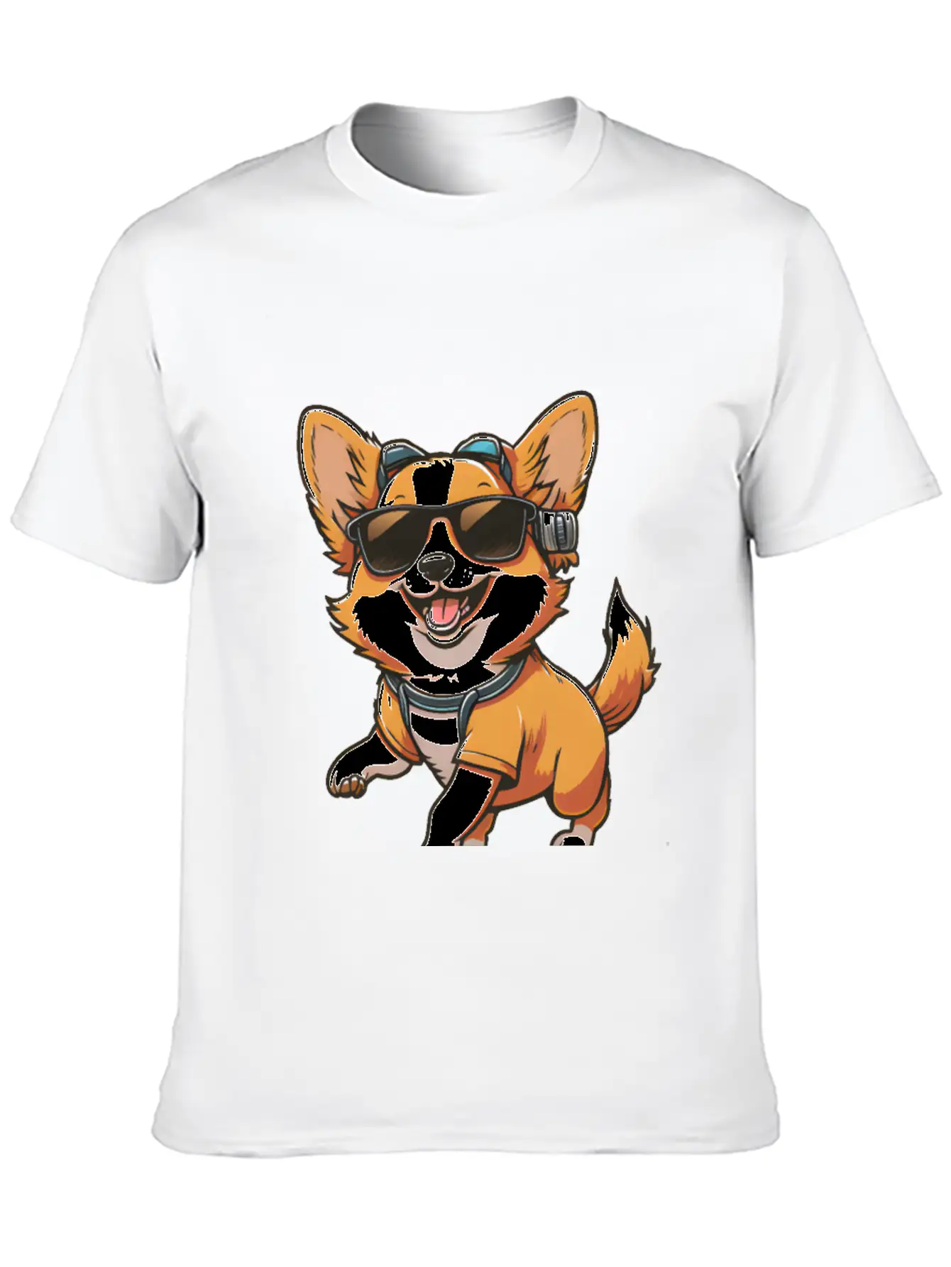 Kawaii Cute Dog For Dog Lover Essential Cotton Tee For Daily Outfits – Unisex Style