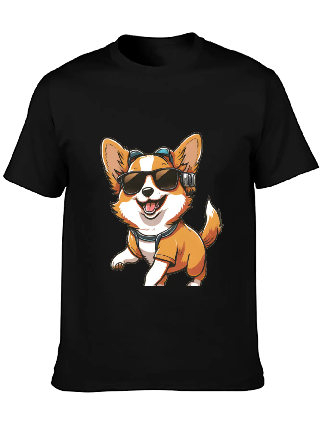 Kawaii Cute Dog For Dog Lover Essential Cotton Tee For Daily Outfits – Unisex Style