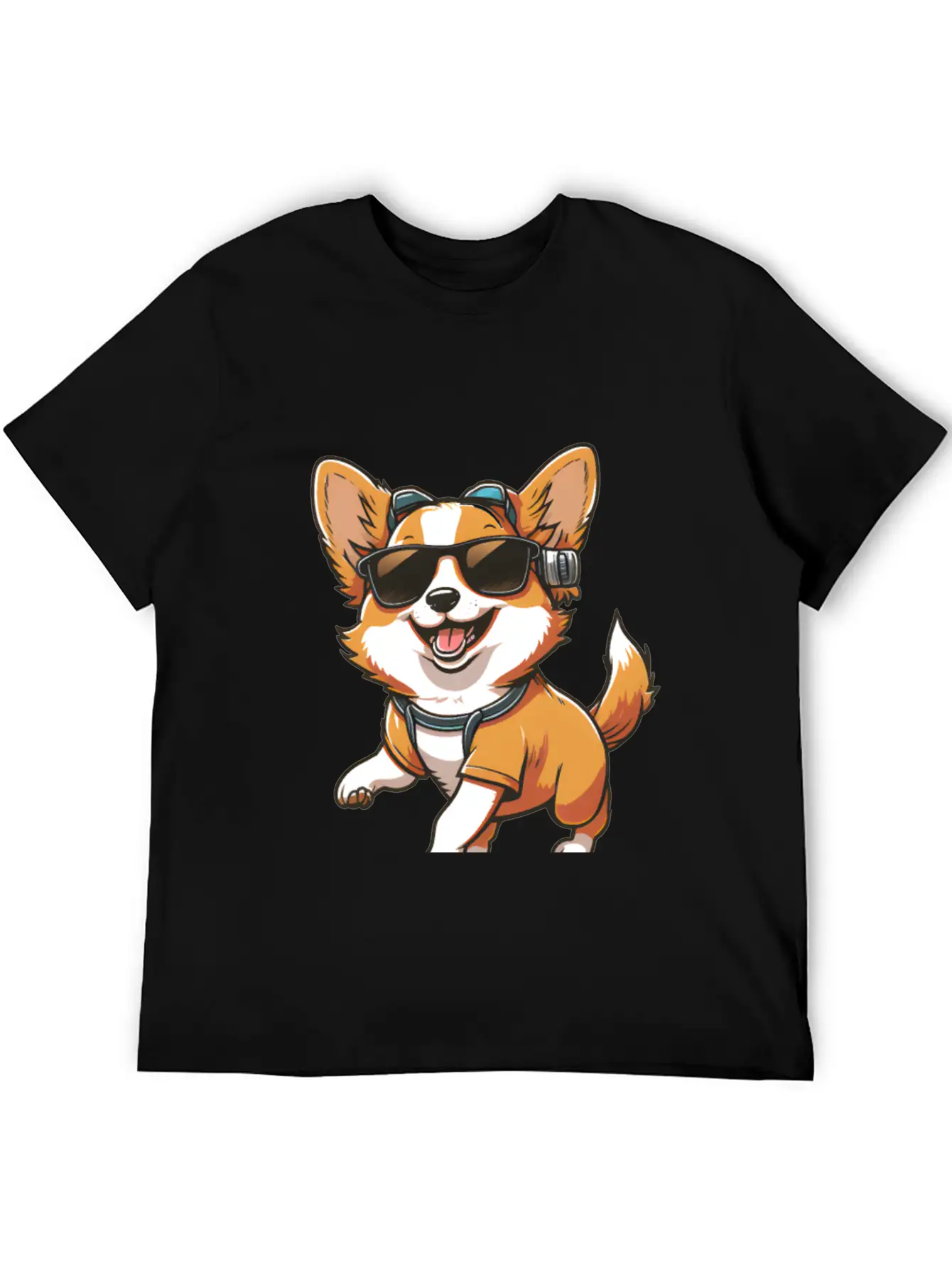 Kawaii Cute Dog For Dog Lover Essential Cotton Tee For Daily Outfits – Unisex Style