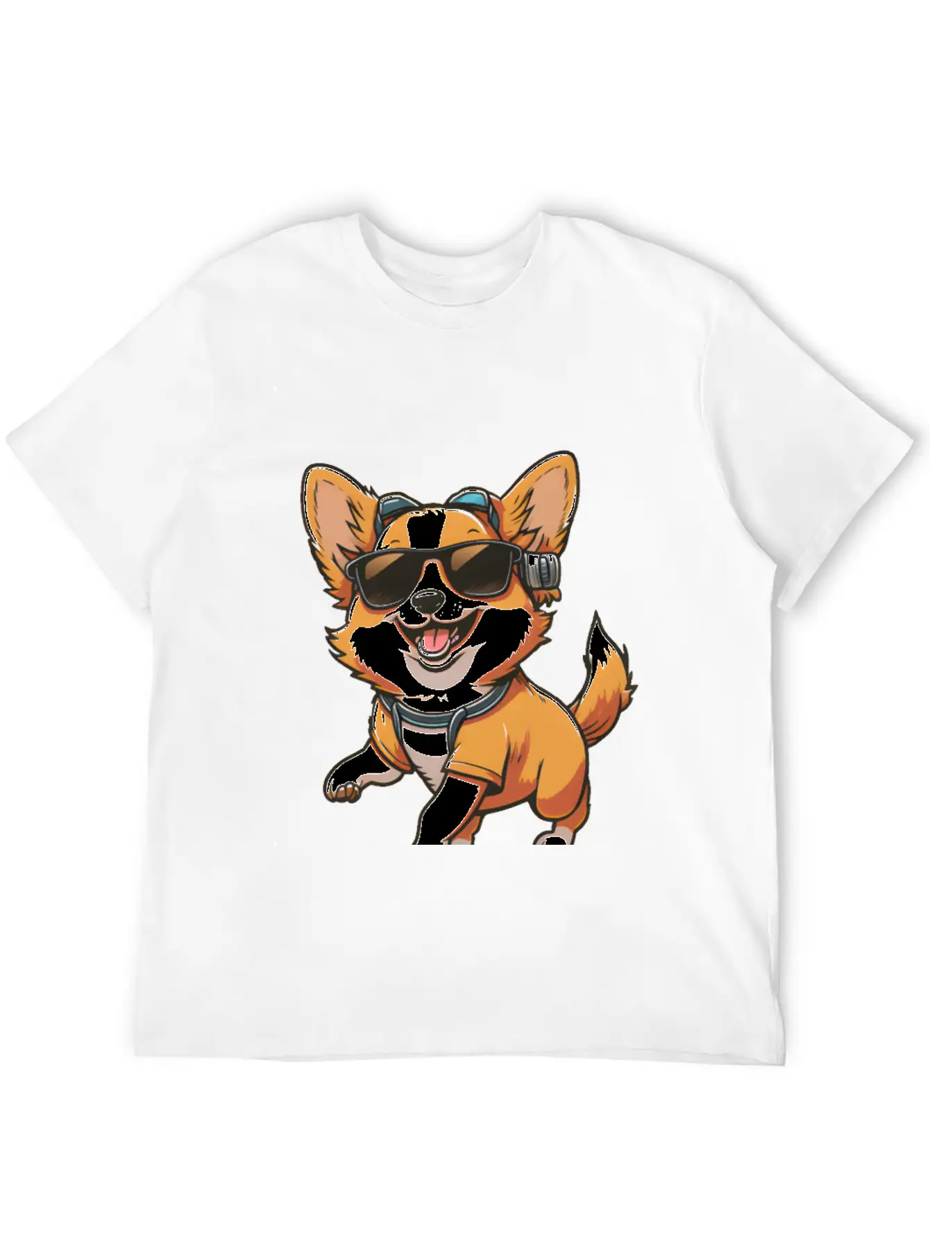 Kawaii Cute Dog For Dog Lover Essential Cotton Tee For Daily Outfits – Unisex Style