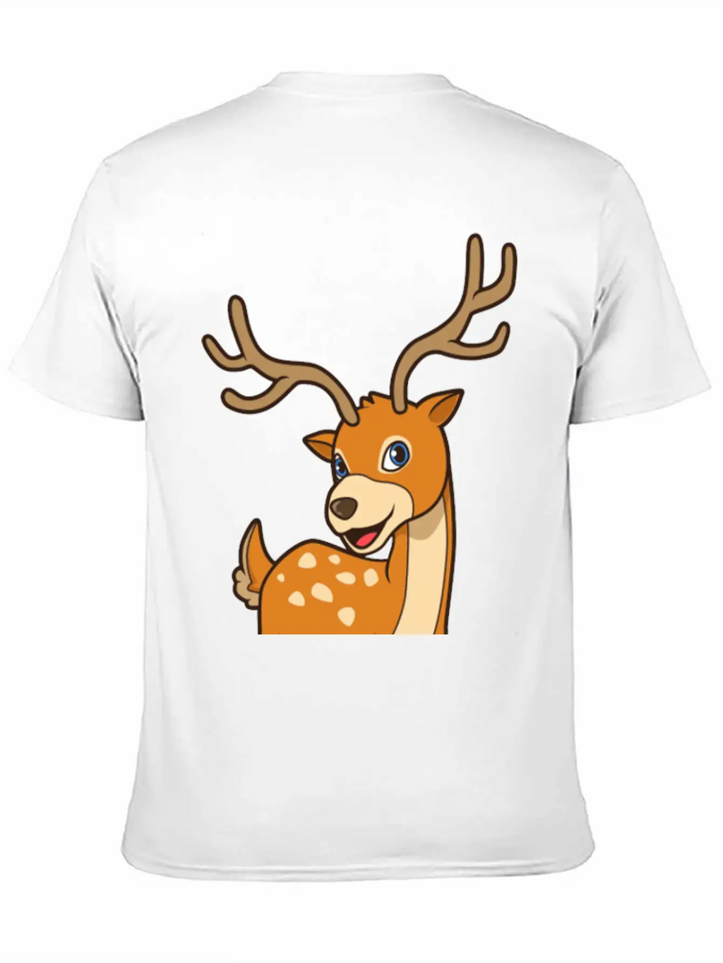 Kawaii Deer Timeless Short Sleeve Tee – Comfy And Minimalist Design