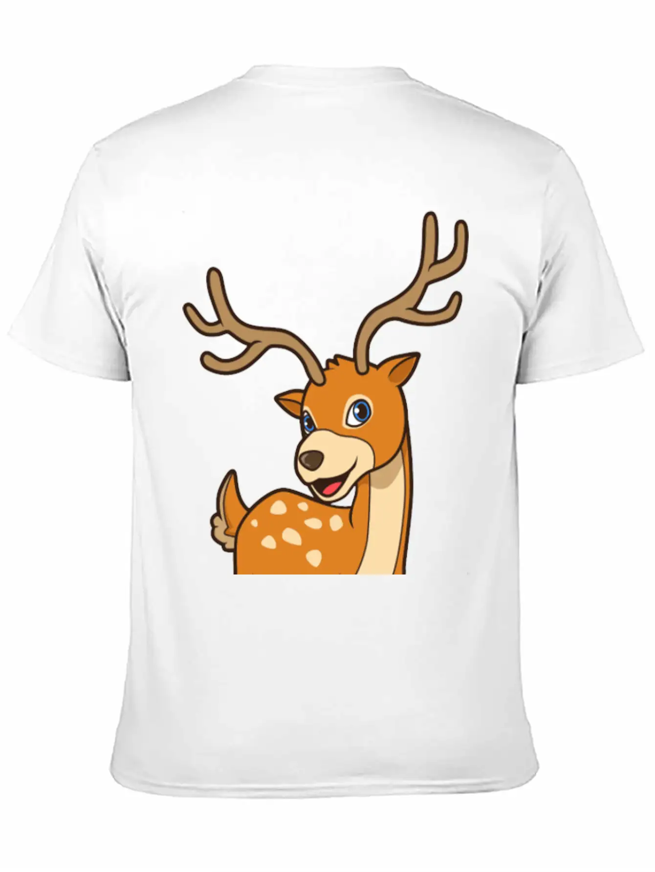 Kawaii Deer Timeless Short Sleeve Tee – Comfy And Minimalist Design
