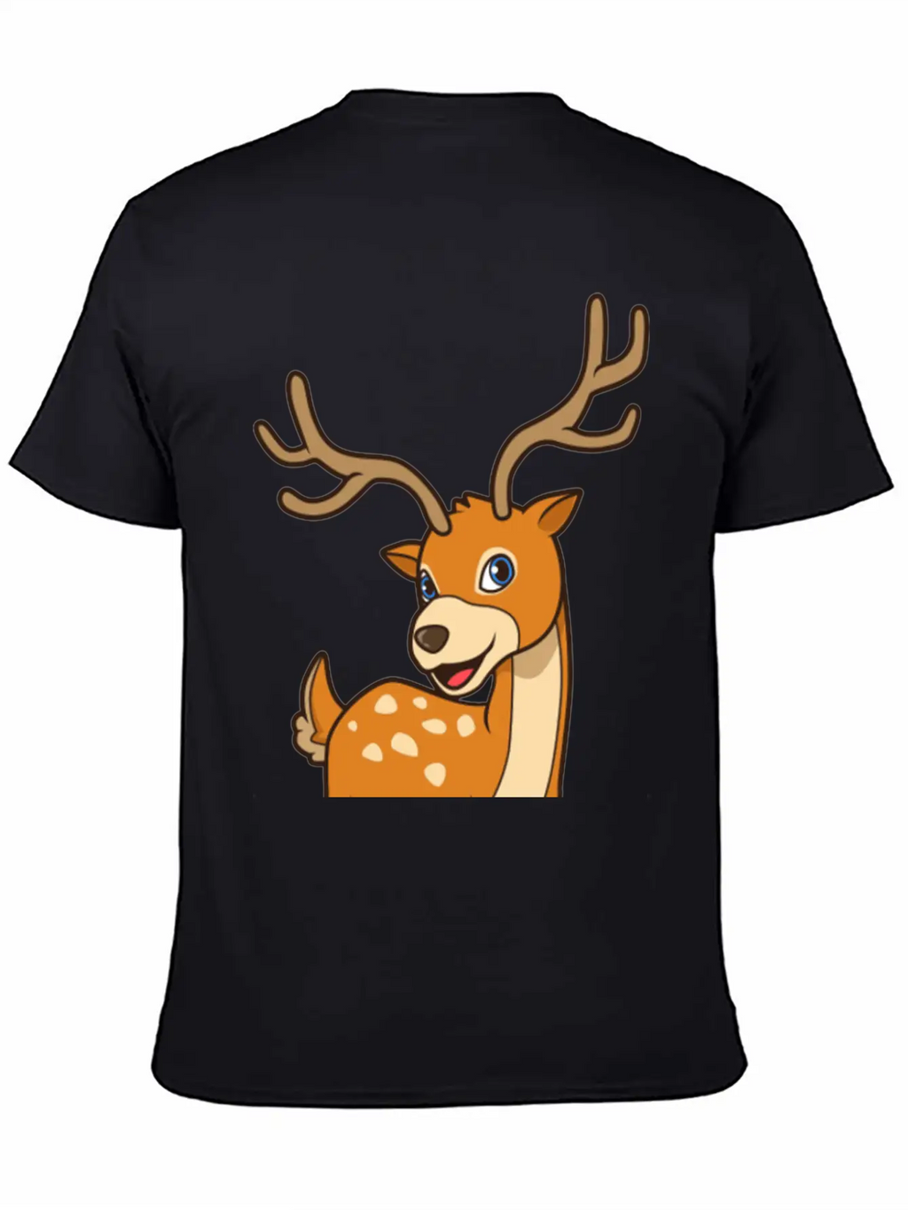 Kawaii Deer Timeless Short Sleeve Tee – Comfy And Minimalist Design