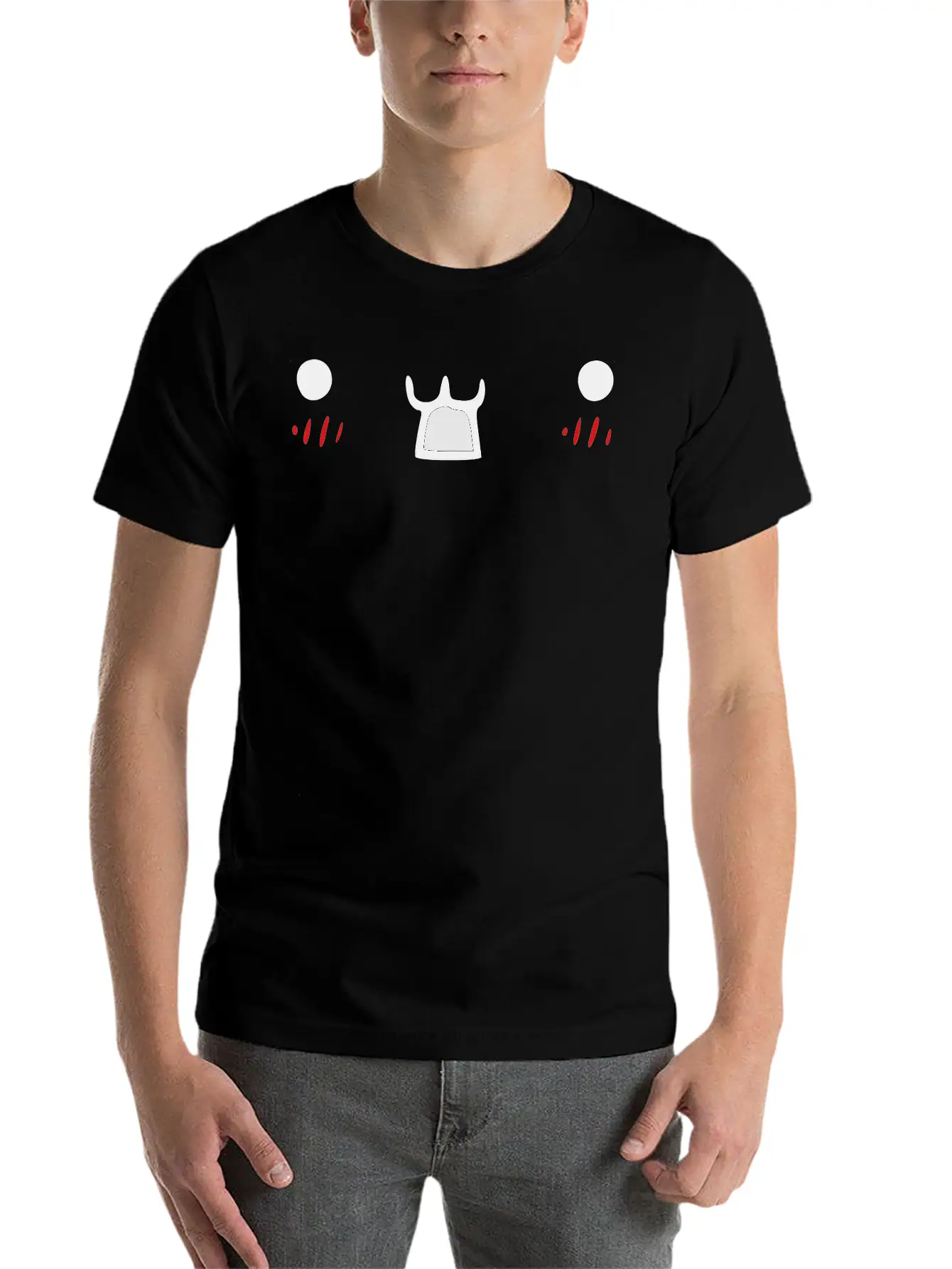 Kawaii Face 11 Breathable Graphic T-Shirt – Perfect For Casual Days