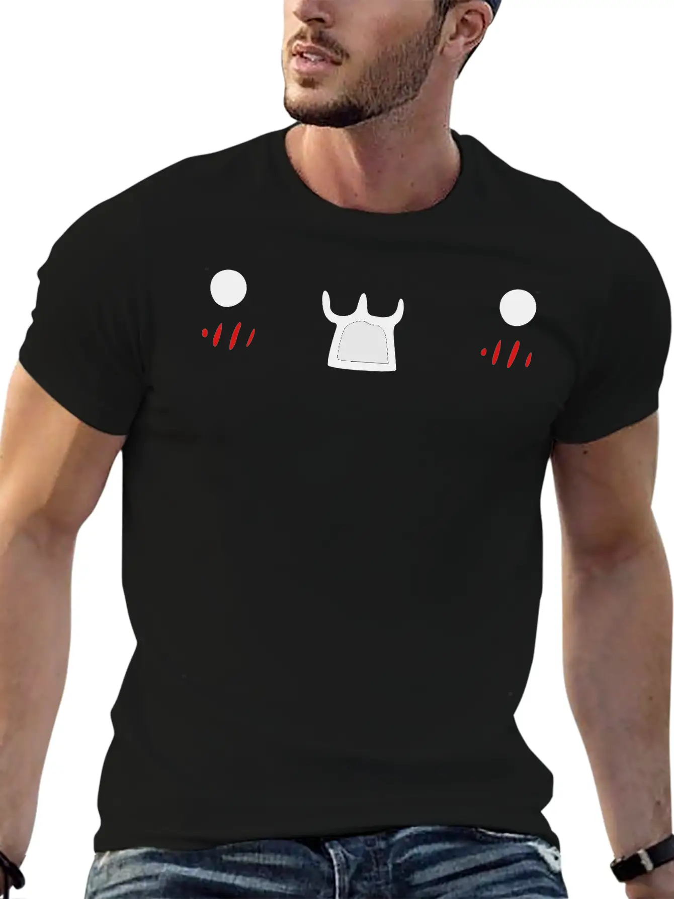 Kawaii Face 11 Breathable Graphic T-Shirt – Perfect For Casual Days