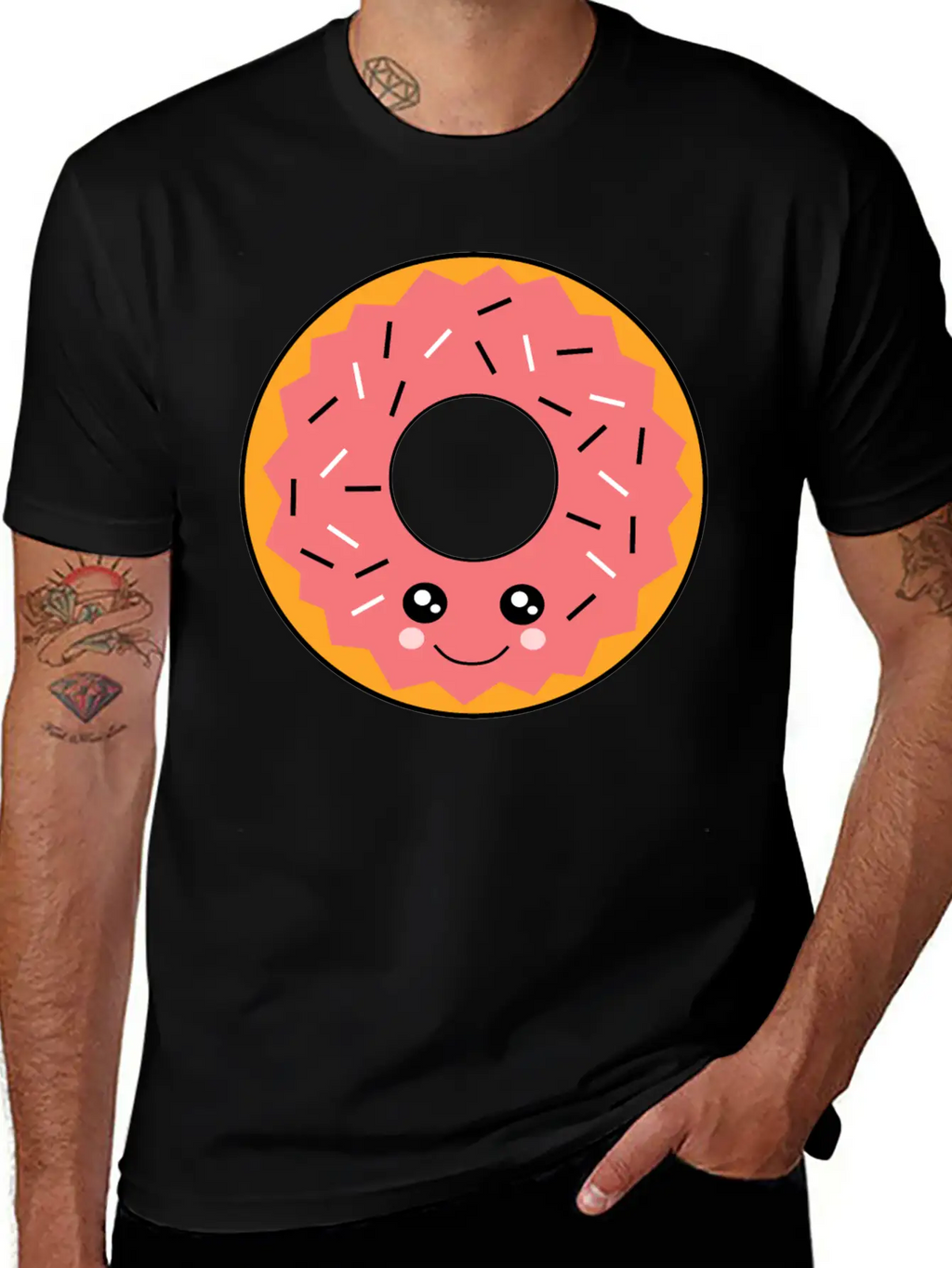 Kawaii Food Basic Graphic T-Shirt – Daily Comfort In Soft Cotton