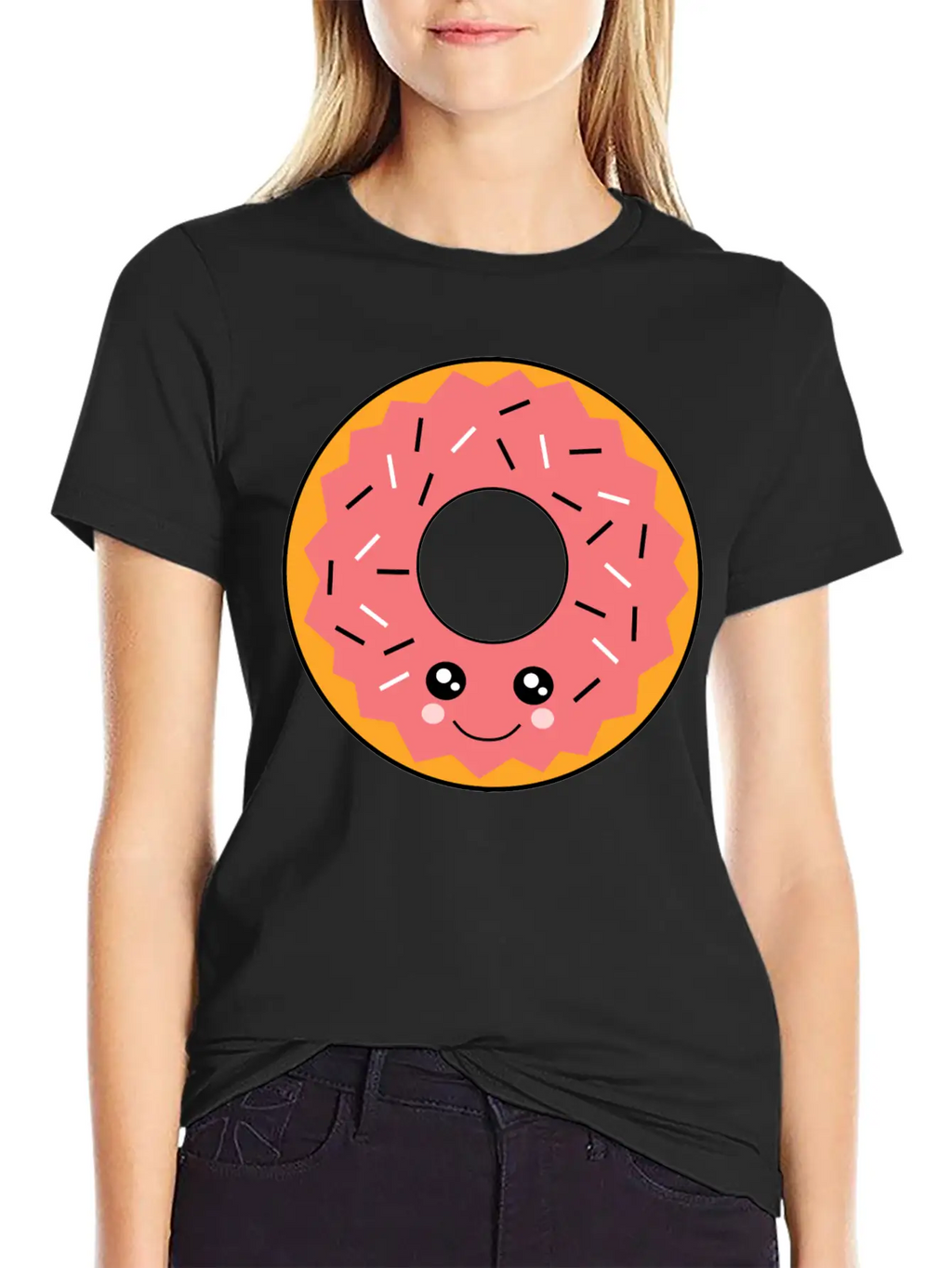 Kawaii Food Basic Graphic T-Shirt – Daily Comfort In Soft Cotton