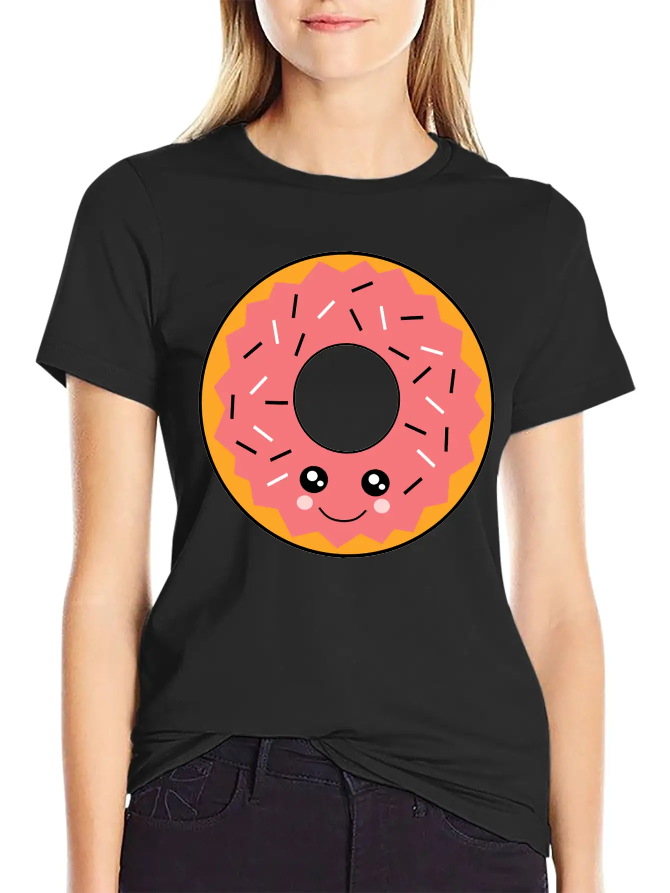Kawaii Food Basic Graphic T-Shirt – Daily Comfort In Soft Cotton
