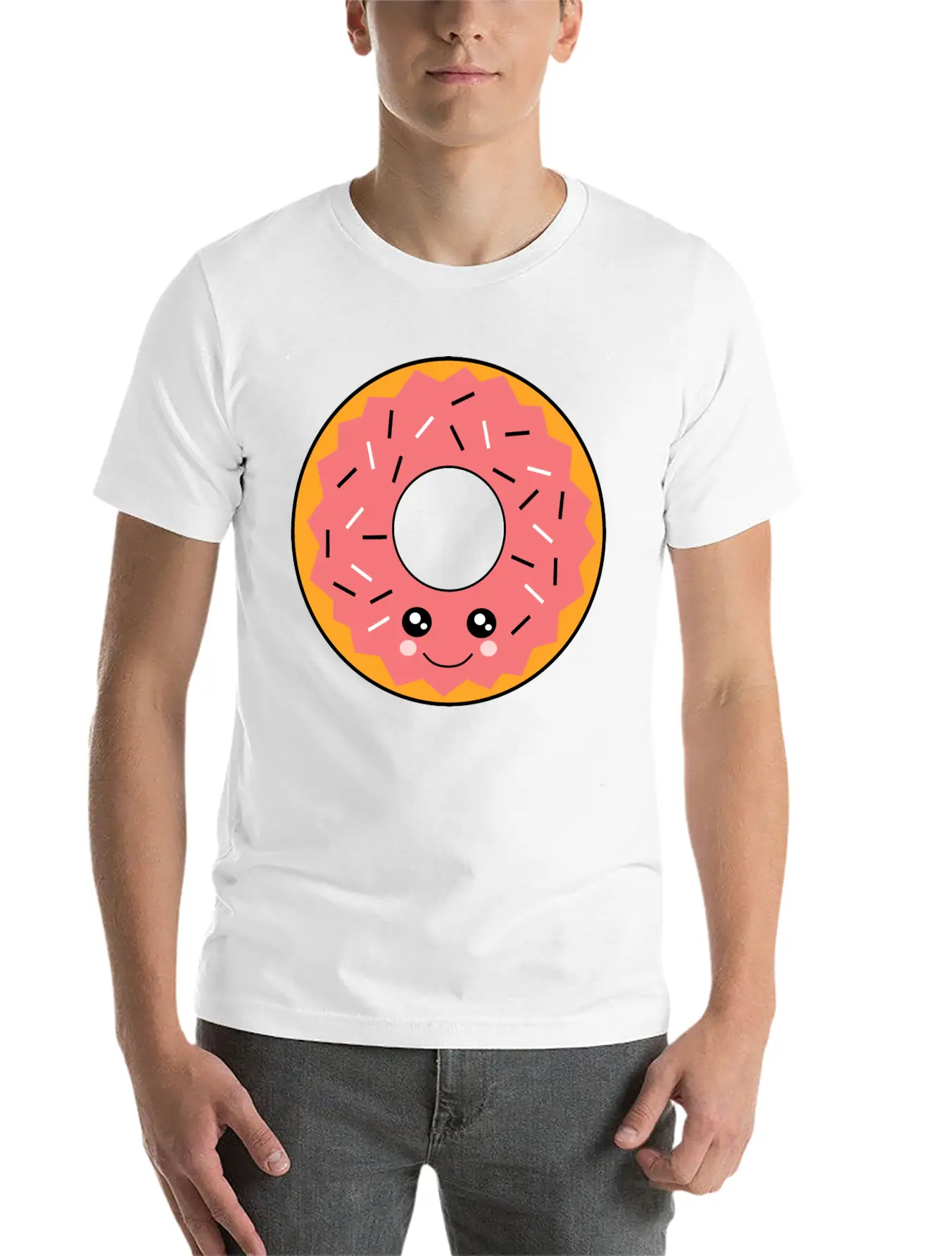 Kawaii Food Basic Graphic T-Shirt – Daily Comfort In Soft Cotton