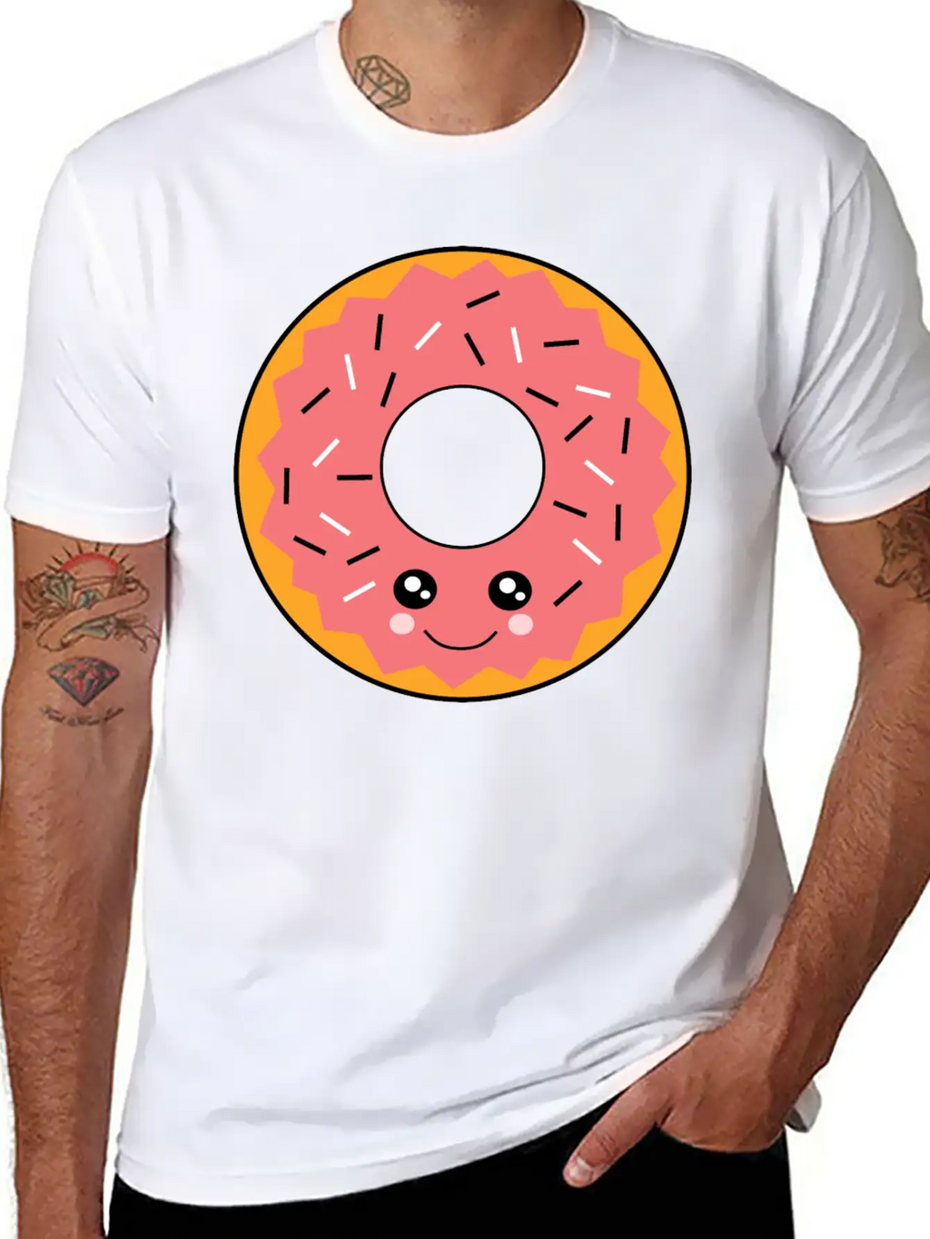 Kawaii Food Basic Graphic T-Shirt – Daily Comfort In Soft Cotton