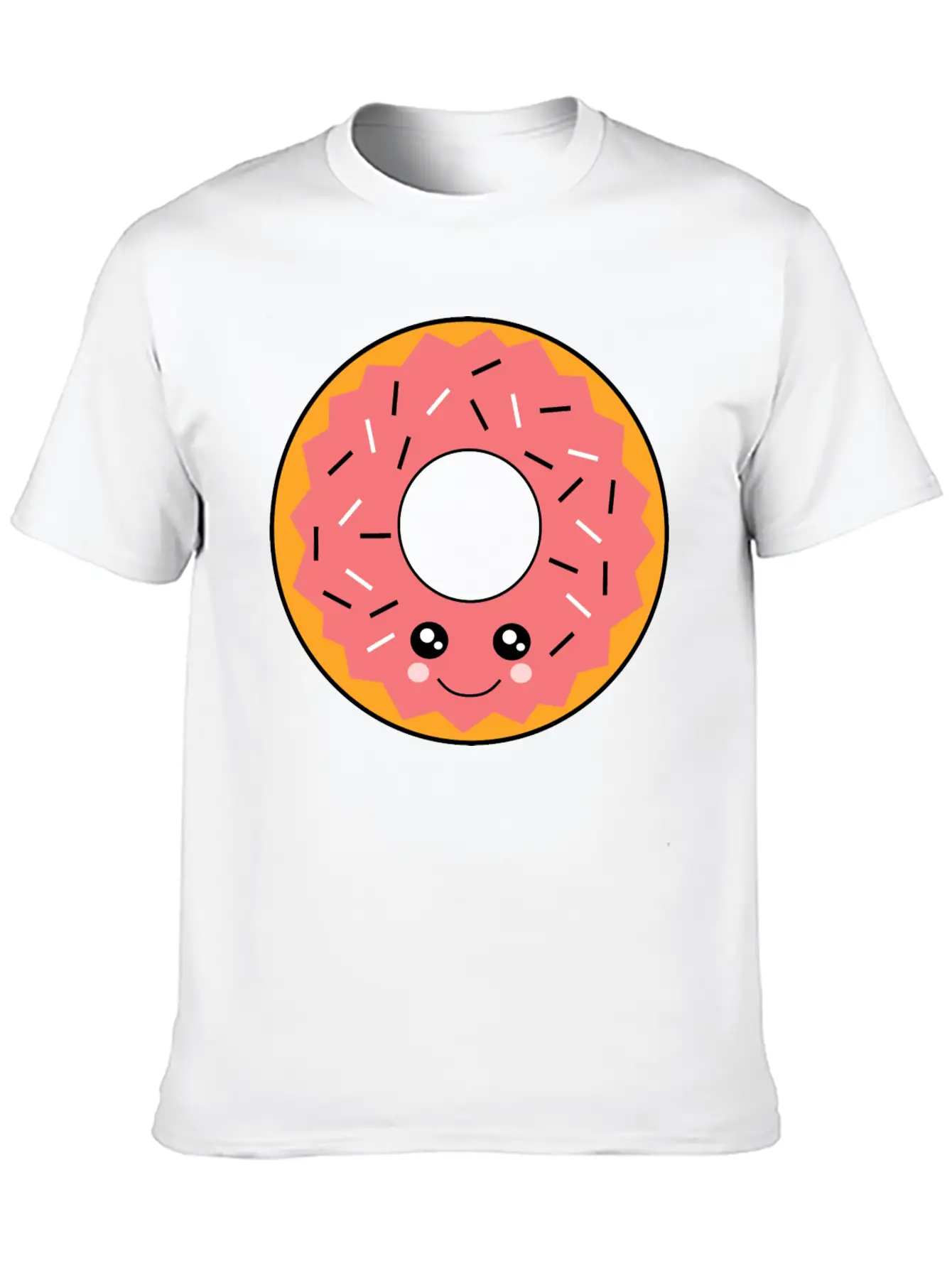 Kawaii Food Basic Graphic T-Shirt – Daily Comfort In Soft Cotton