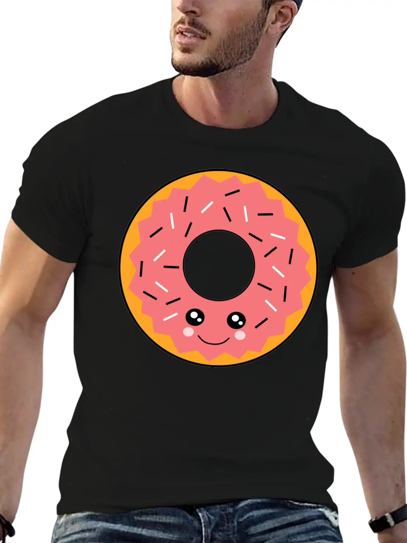 Kawaii Food Basic Graphic T-Shirt – Daily Comfort In Soft Cotton