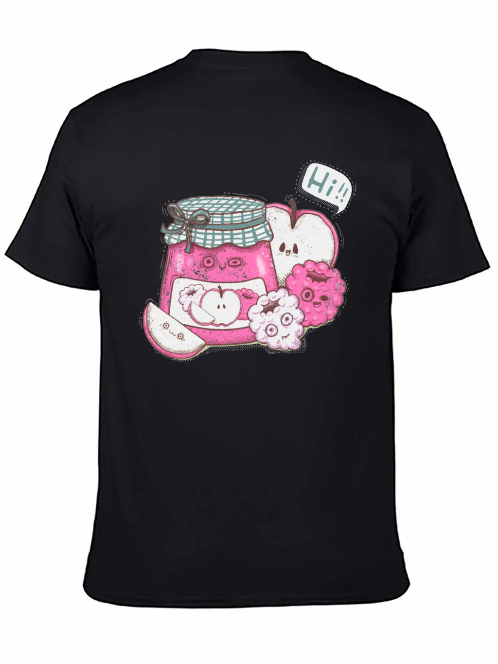 Kawaii Jam And Fruit Classic Cotton Tee – Unisex Comfort For Any Season