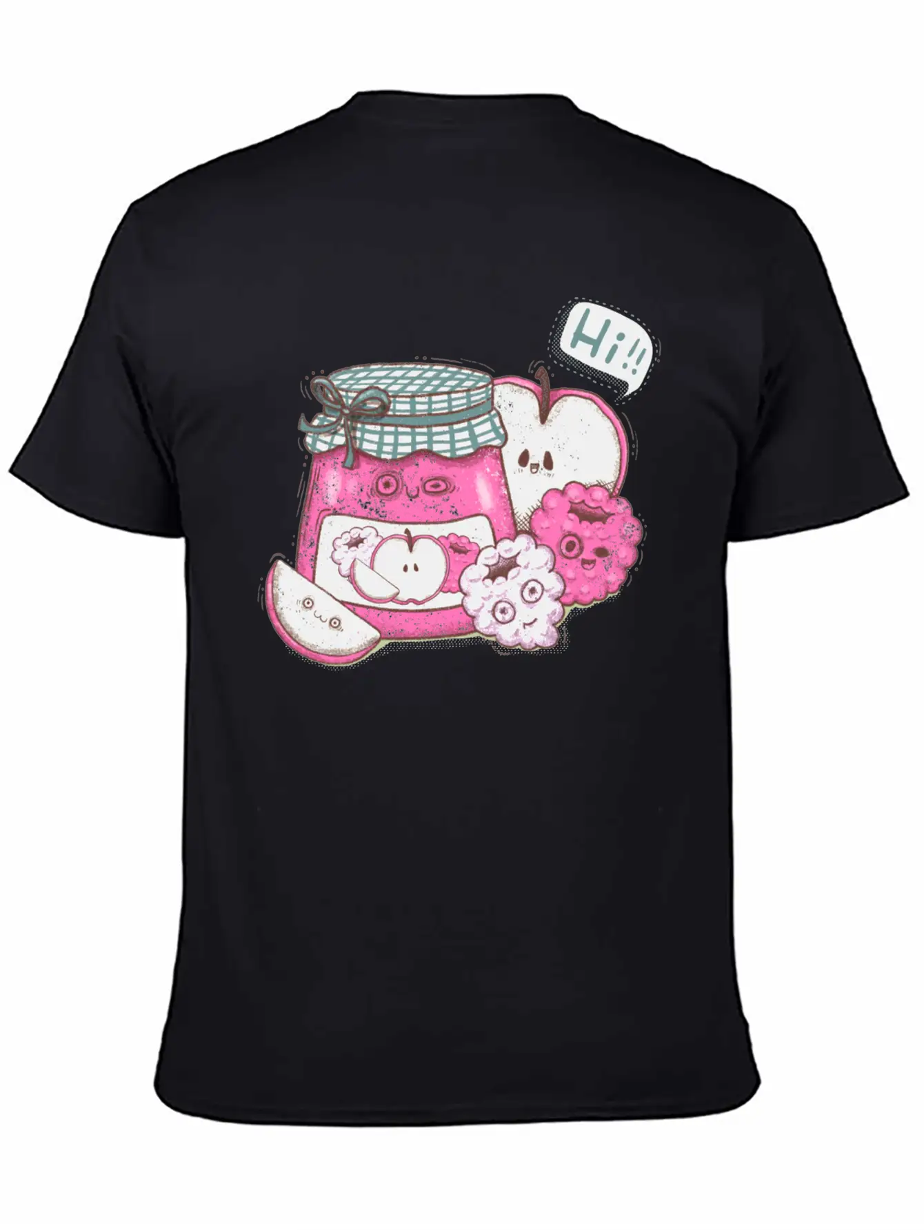Kawaii Jam And Fruit Classic Cotton Tee – Unisex Comfort For Any Season