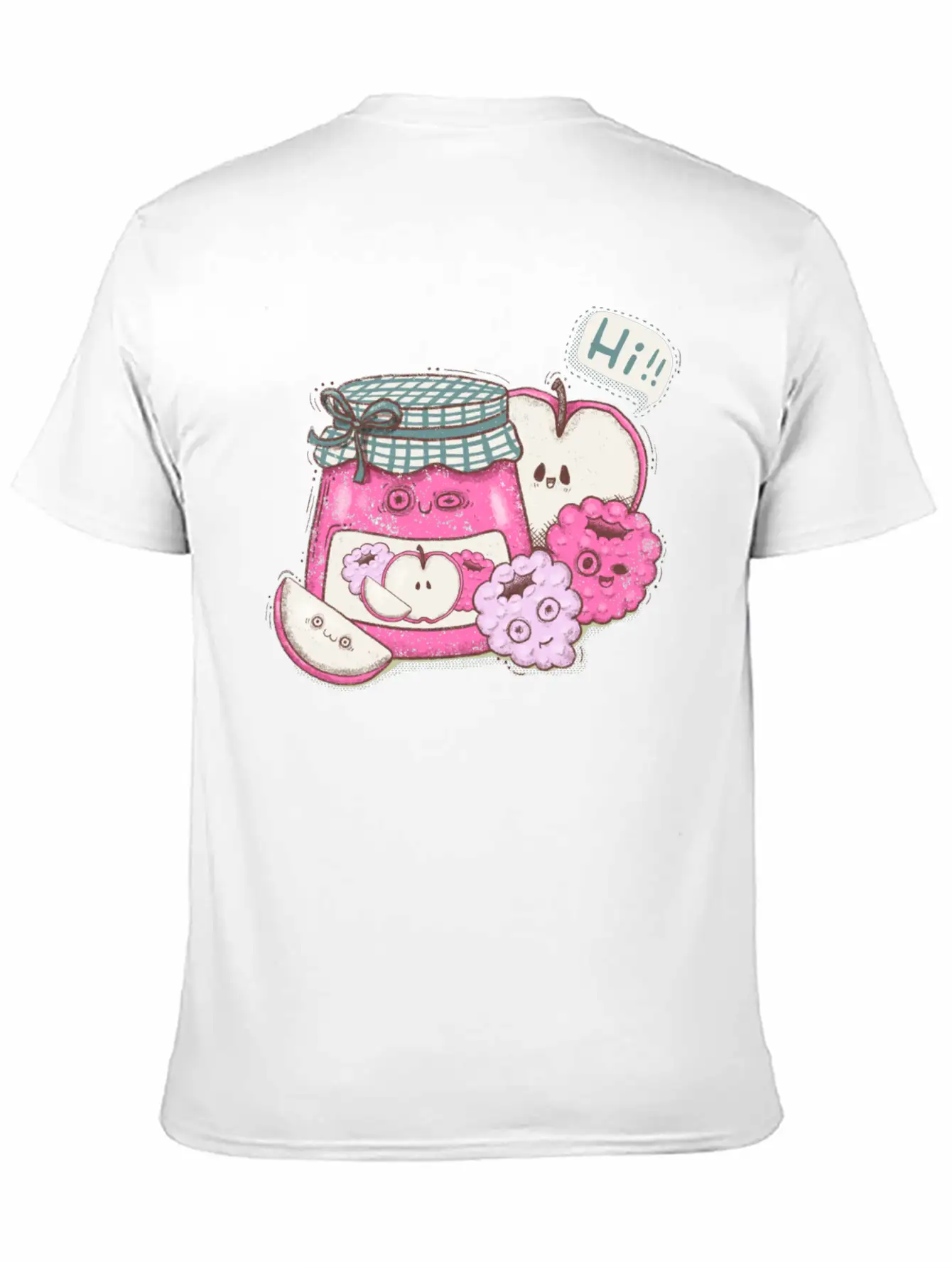 Kawaii Jam And Fruit Classic Cotton Tee – Unisex Comfort For Any Season
