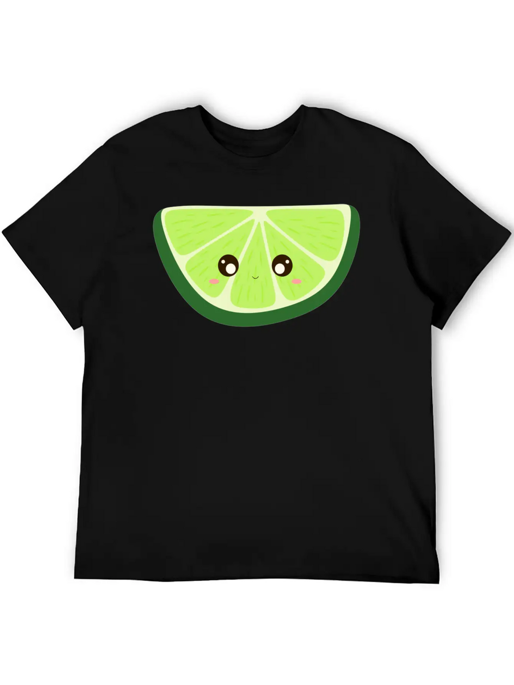 Kawaii Lime Basic Graphic T-Shirt – Daily Comfort In Soft Cotton
