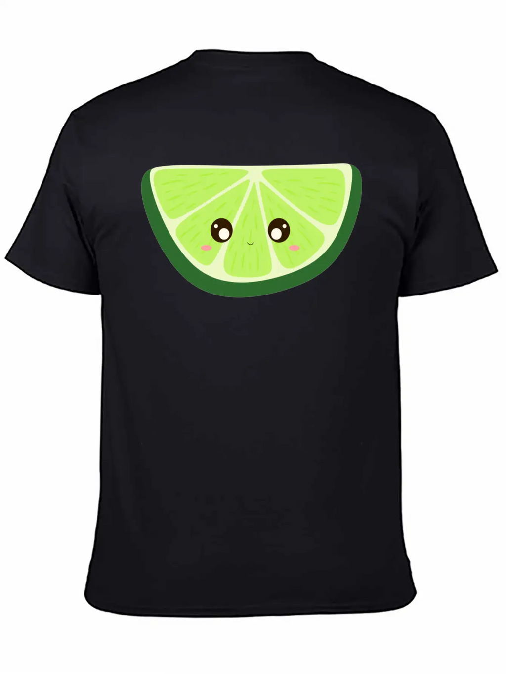 Kawaii Lime Basic Graphic T-Shirt – Daily Comfort In Soft Cotton