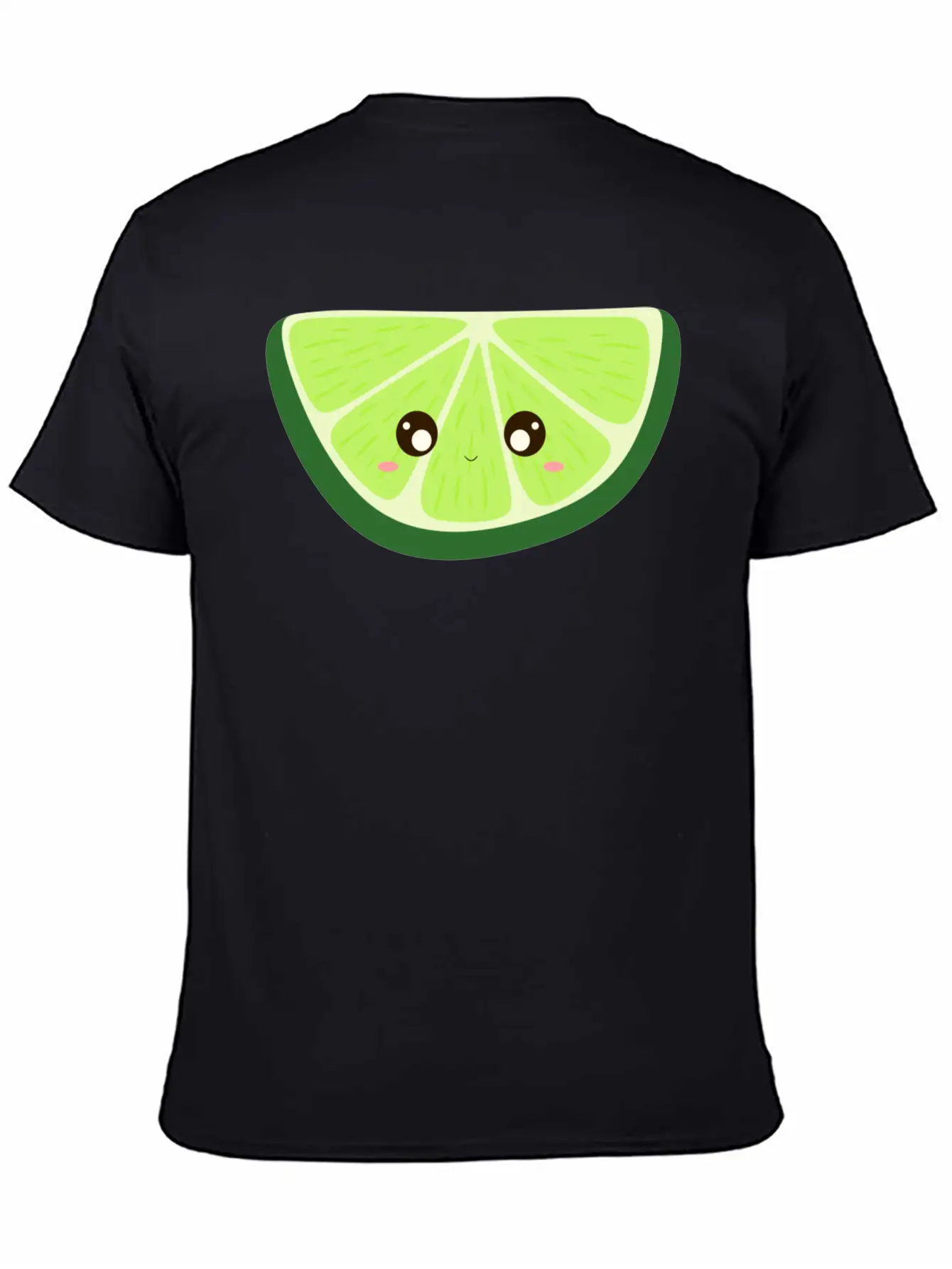 Kawaii Lime Basic Graphic T-Shirt – Daily Comfort In Soft Cotton