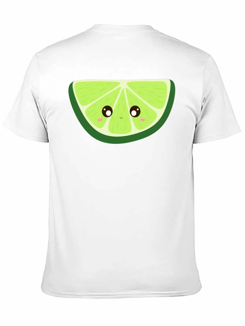 Kawaii Lime Basic Graphic T-Shirt – Daily Comfort In Soft Cotton